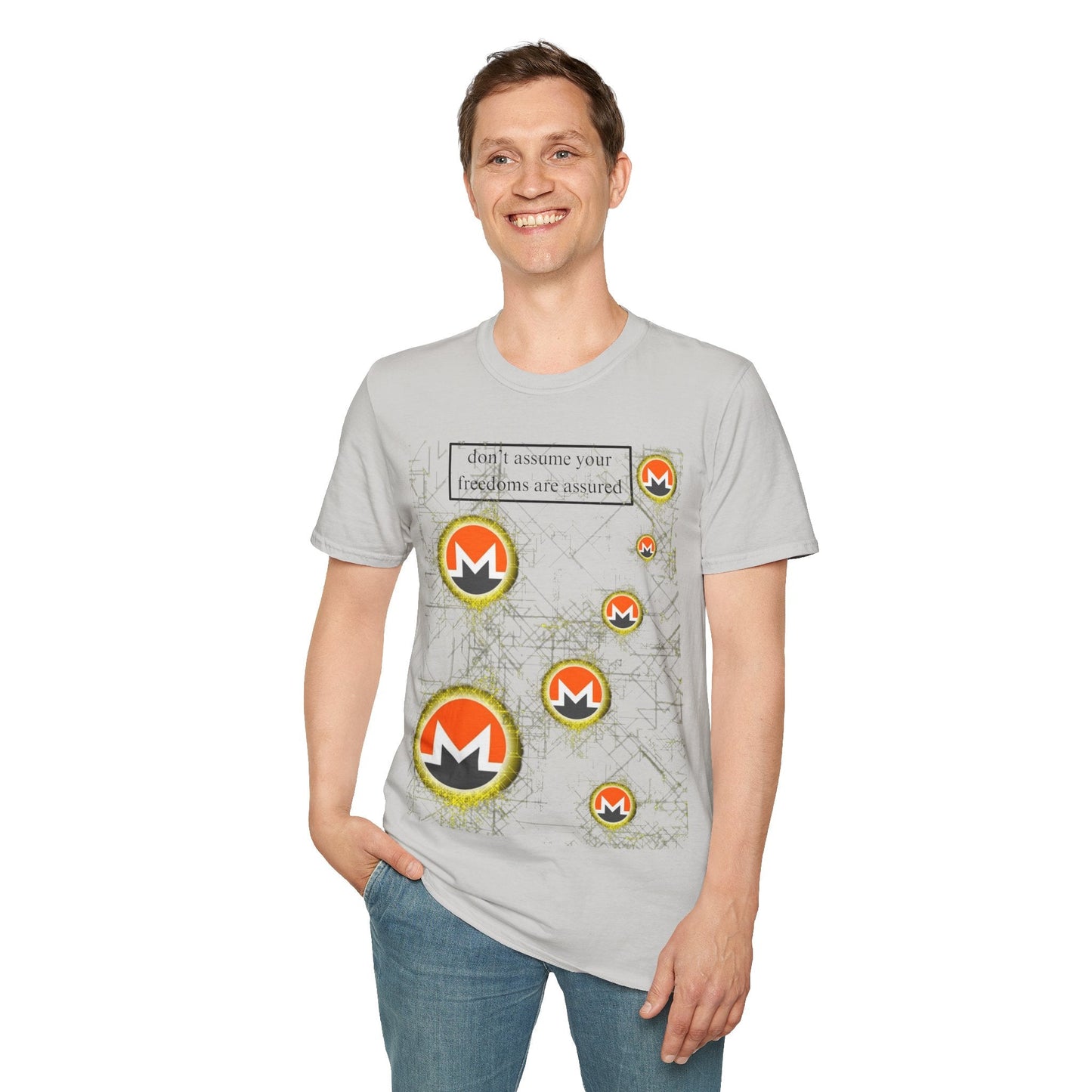 Monero DAYFAA LTcolors Unisex T-Shirt by cypherpunkgear – cypherpunkgear.com | Cypherpunk Merch