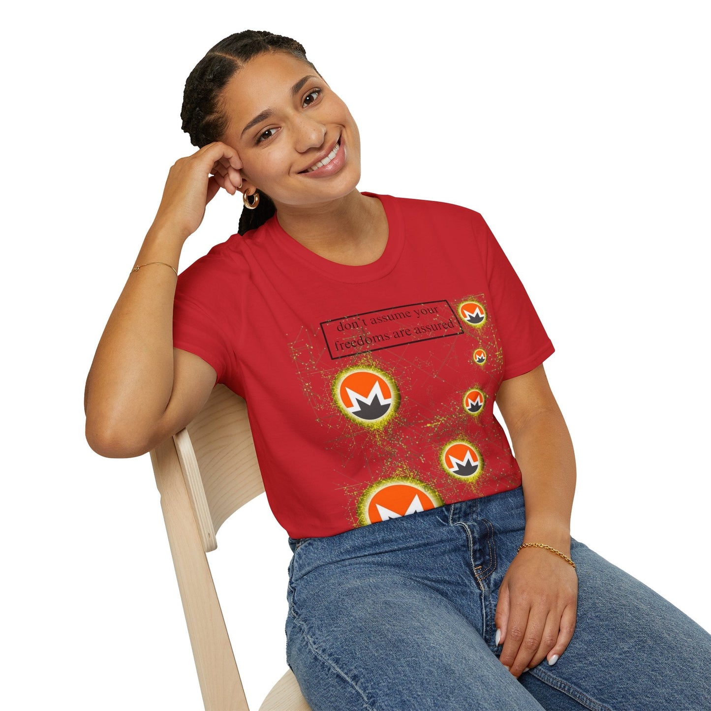 Monero DAYFAA LTcolors Unisex T-Shirt by cypherpunkgear – cypherpunkgear.com | Cypherpunk Merch
