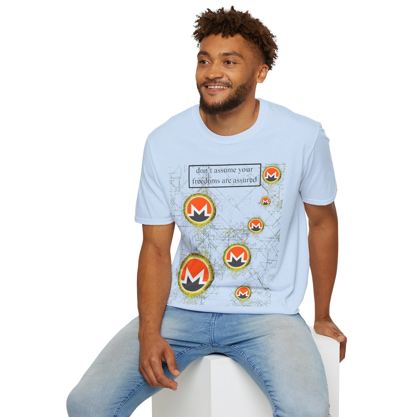 Monero DAYFAA LTcolors Unisex T-Shirt by cypherpunkgear – cypherpunkgear.com | Cypherpunk Merch