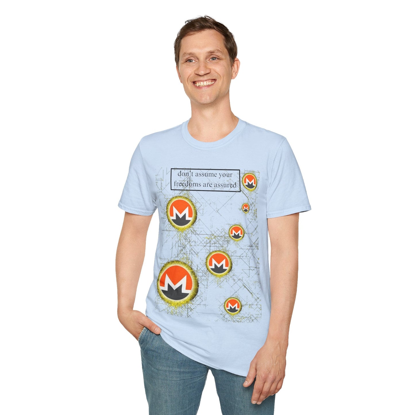 Monero DAYFAA LTcolors Unisex T-Shirt by cypherpunkgear – cypherpunkgear.com | Cypherpunk Merch