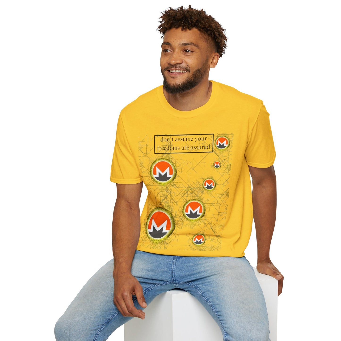 Monero DAYFAA LTcolors Unisex T-Shirt by cypherpunkgear – cypherpunkgear.com | Cypherpunk Merch