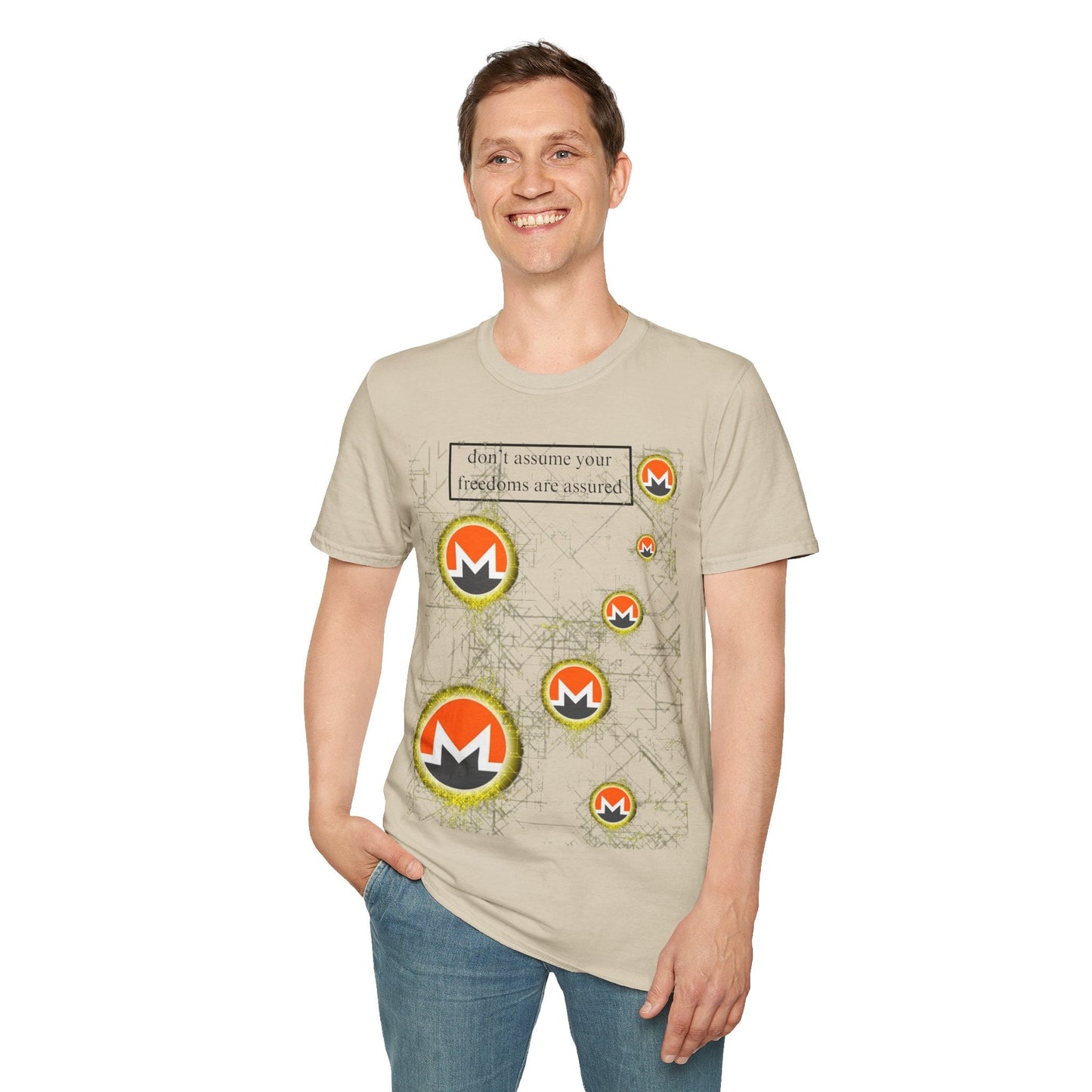 Monero DAYFAA LTcolors Unisex T-Shirt by cypherpunkgear – cypherpunkgear.com | Cypherpunk Merch