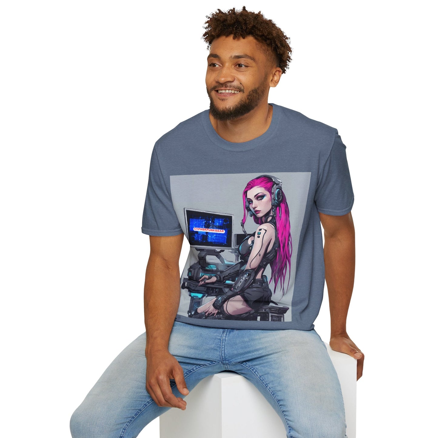 Netrunner Cyberpunk Unisex T-Shirt by cypherpunkgear – cypherpunkgear.com | Cypherpunk Merch