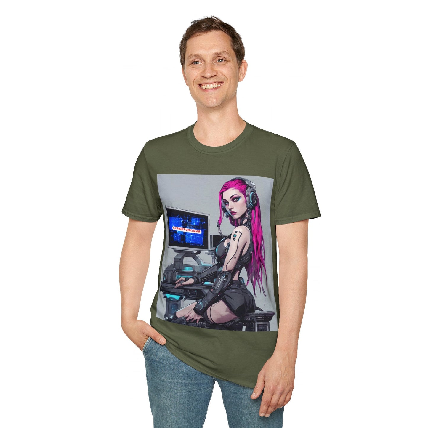 Netrunner Cyberpunk Unisex T-Shirt by cypherpunkgear – cypherpunkgear.com | Cypherpunk Merch
