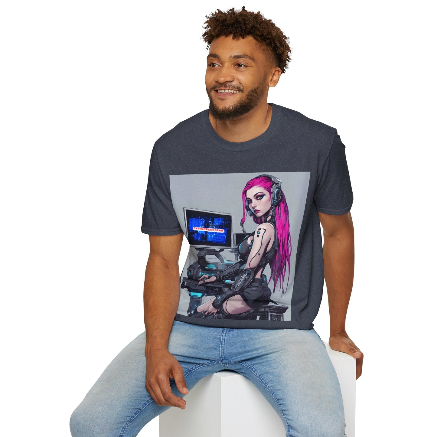 Netrunner Cyberpunk Unisex T-Shirt by cypherpunkgear – cypherpunkgear.com | Cypherpunk Merch