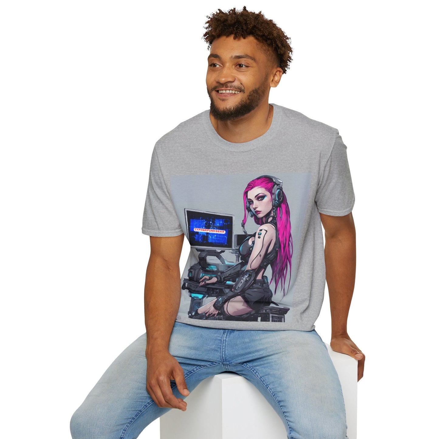 Netrunner Cyberpunk Unisex T-Shirt by cypherpunkgear – cypherpunkgear.com | Cypherpunk Merch