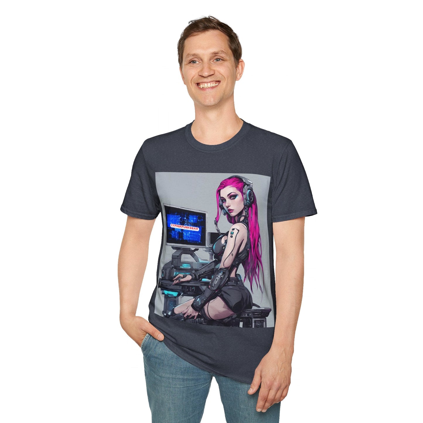Netrunner Cyberpunk Unisex T-Shirt by cypherpunkgear – cypherpunkgear.com | Cypherpunk Merch