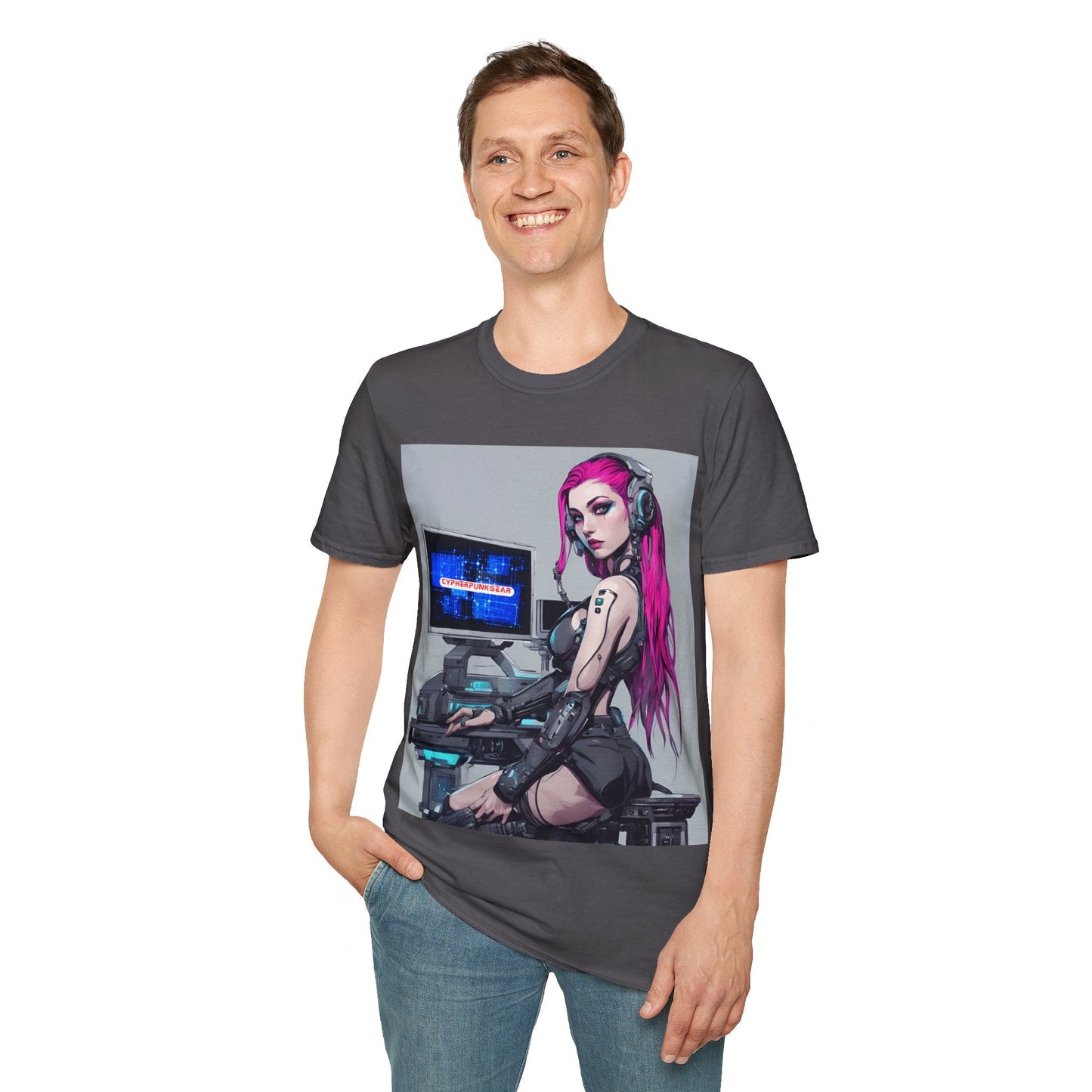 Netrunner Cyberpunk Unisex T-Shirt by cypherpunkgear – cypherpunkgear.com | Cypherpunk Merch