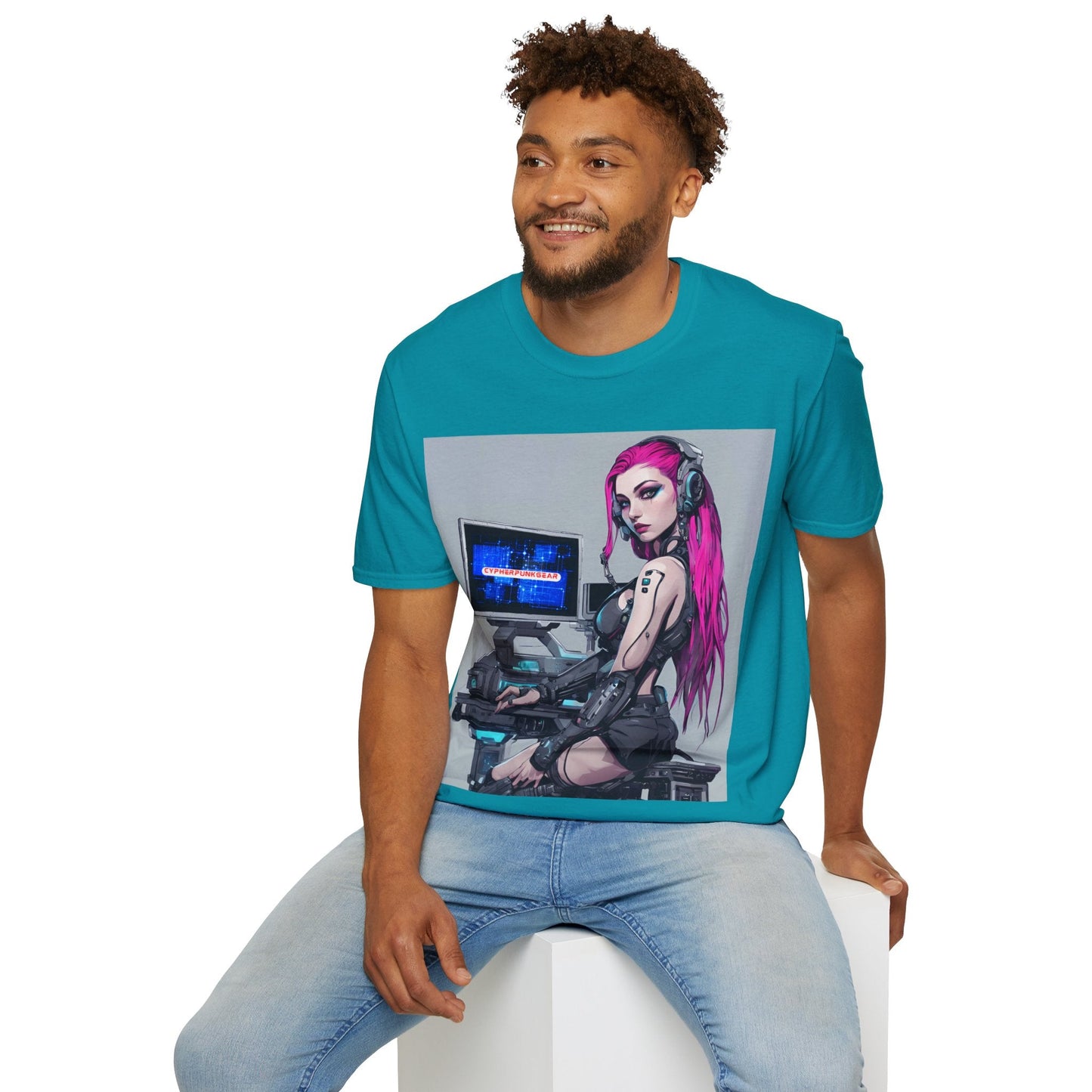 Netrunner Cyberpunk Unisex T-Shirt by cypherpunkgear – cypherpunkgear.com | Cypherpunk Merch