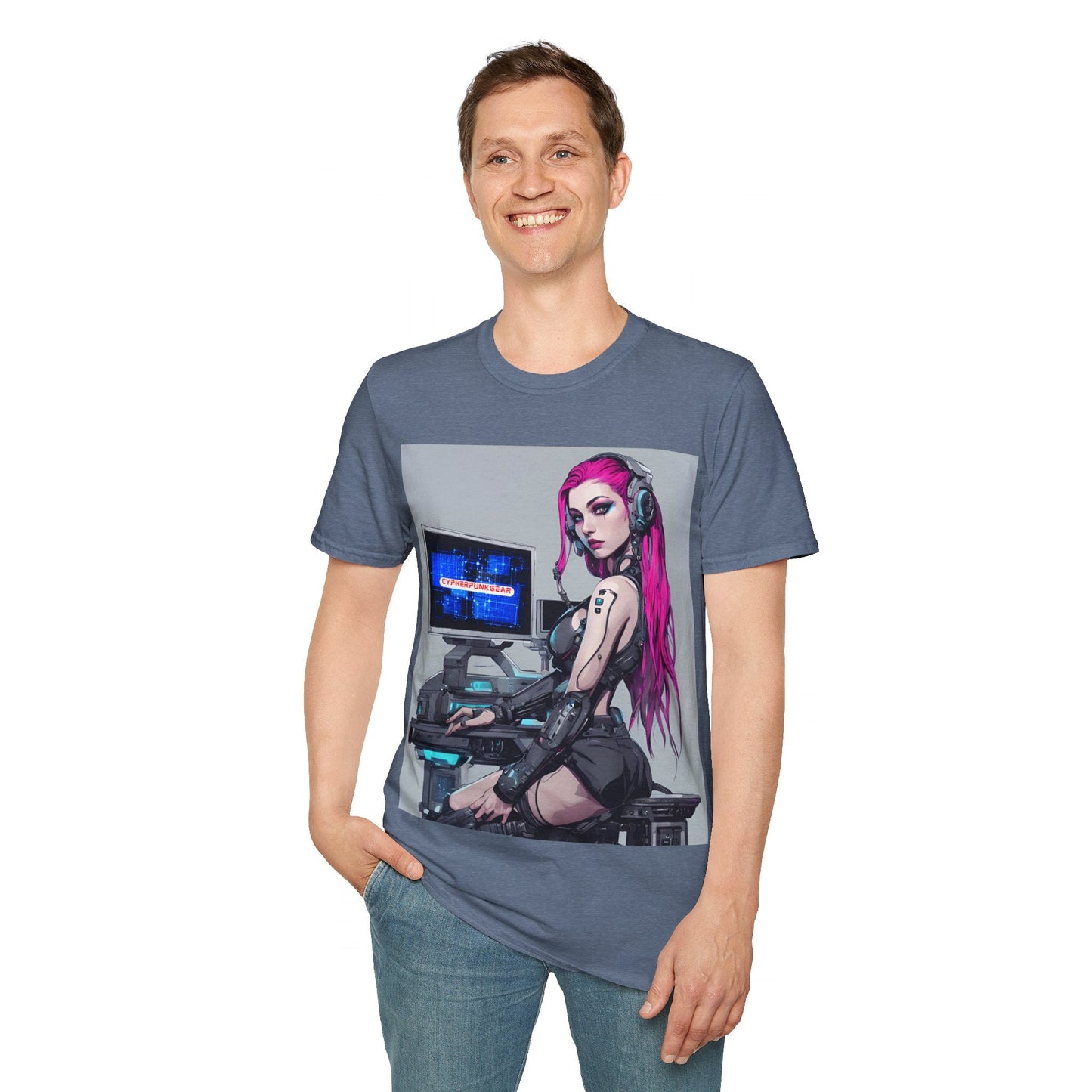 Netrunner Cyberpunk Unisex T-Shirt by cypherpunkgear – cypherpunkgear.com | Cypherpunk Merch
