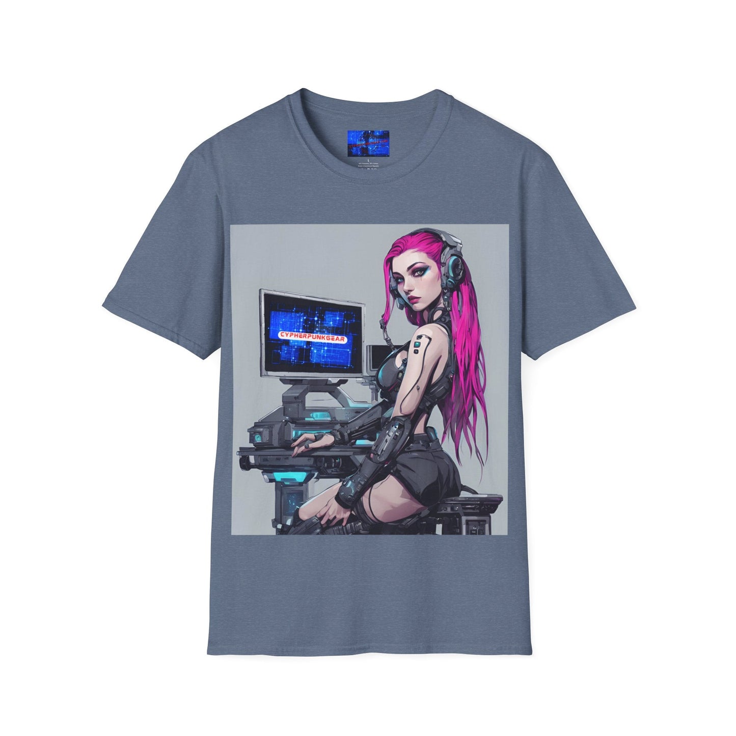 Netrunner Cyberpunk Unisex T-Shirt by cypherpunkgear – cypherpunkgear.com | Cypherpunk Merch