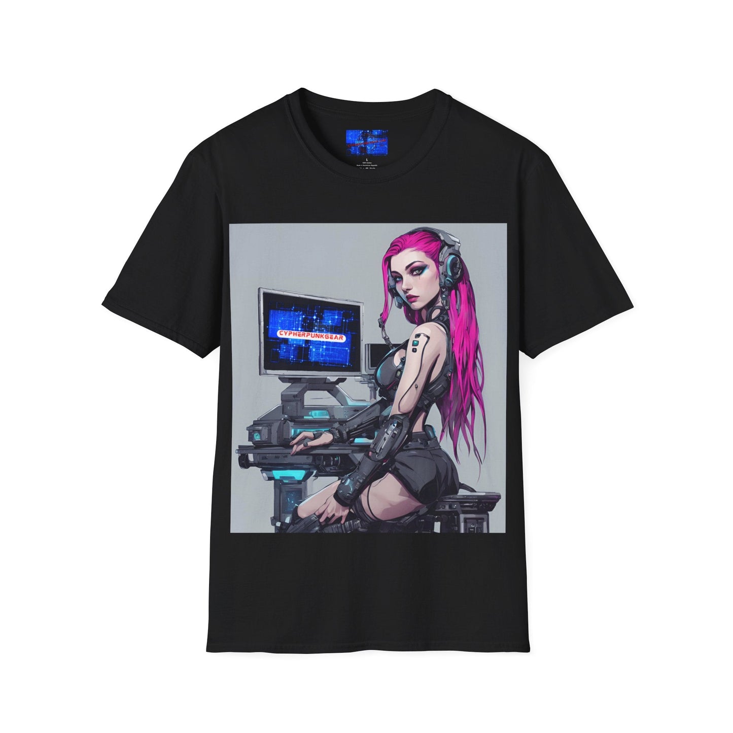 Netrunner Cyberpunk Unisex T-Shirt by cypherpunkgear – cypherpunkgear.com | Cypherpunk Merch