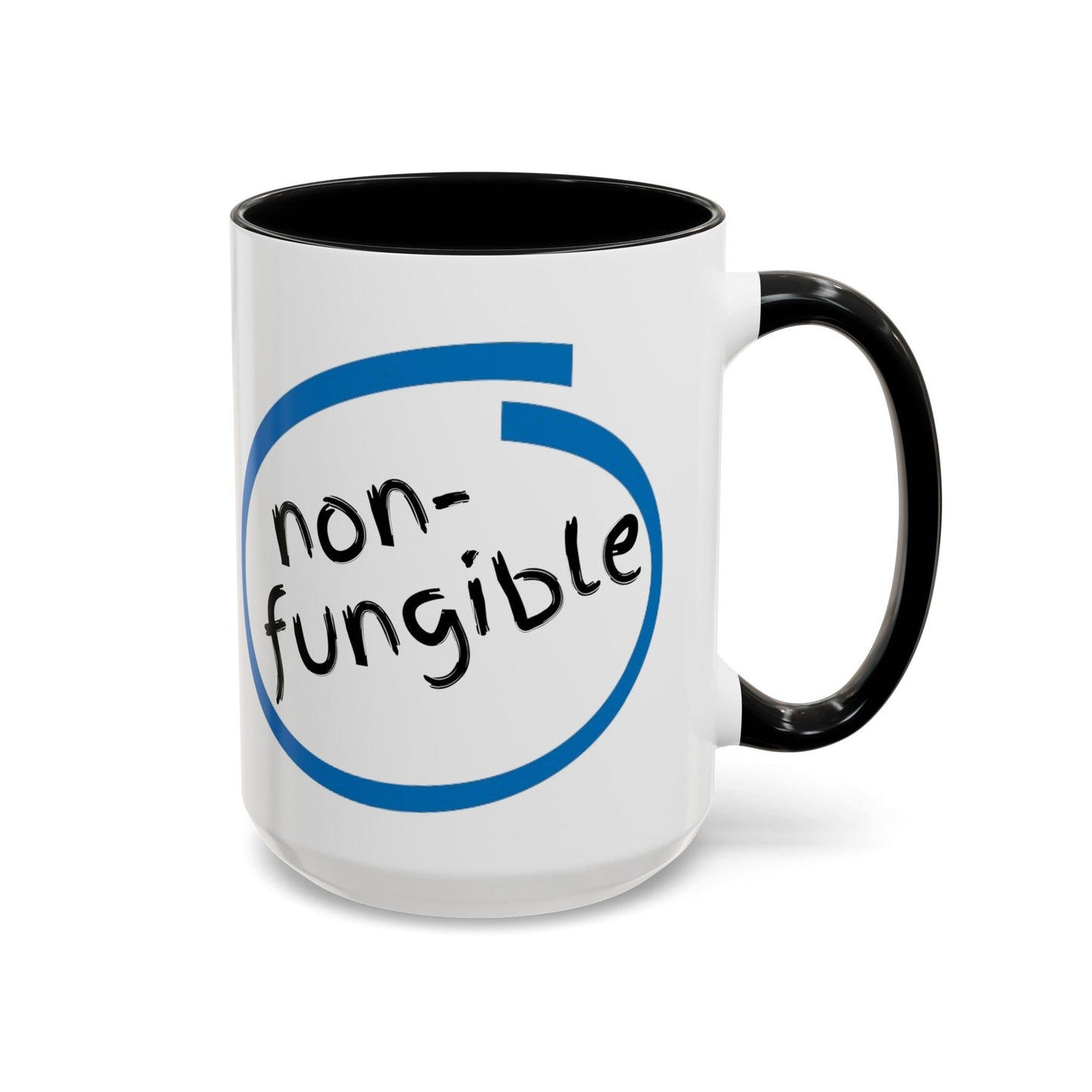 Nonfungible Accent Mug by cypherpunkgear – cypherpunkgear.com | Cypherpunk Merch