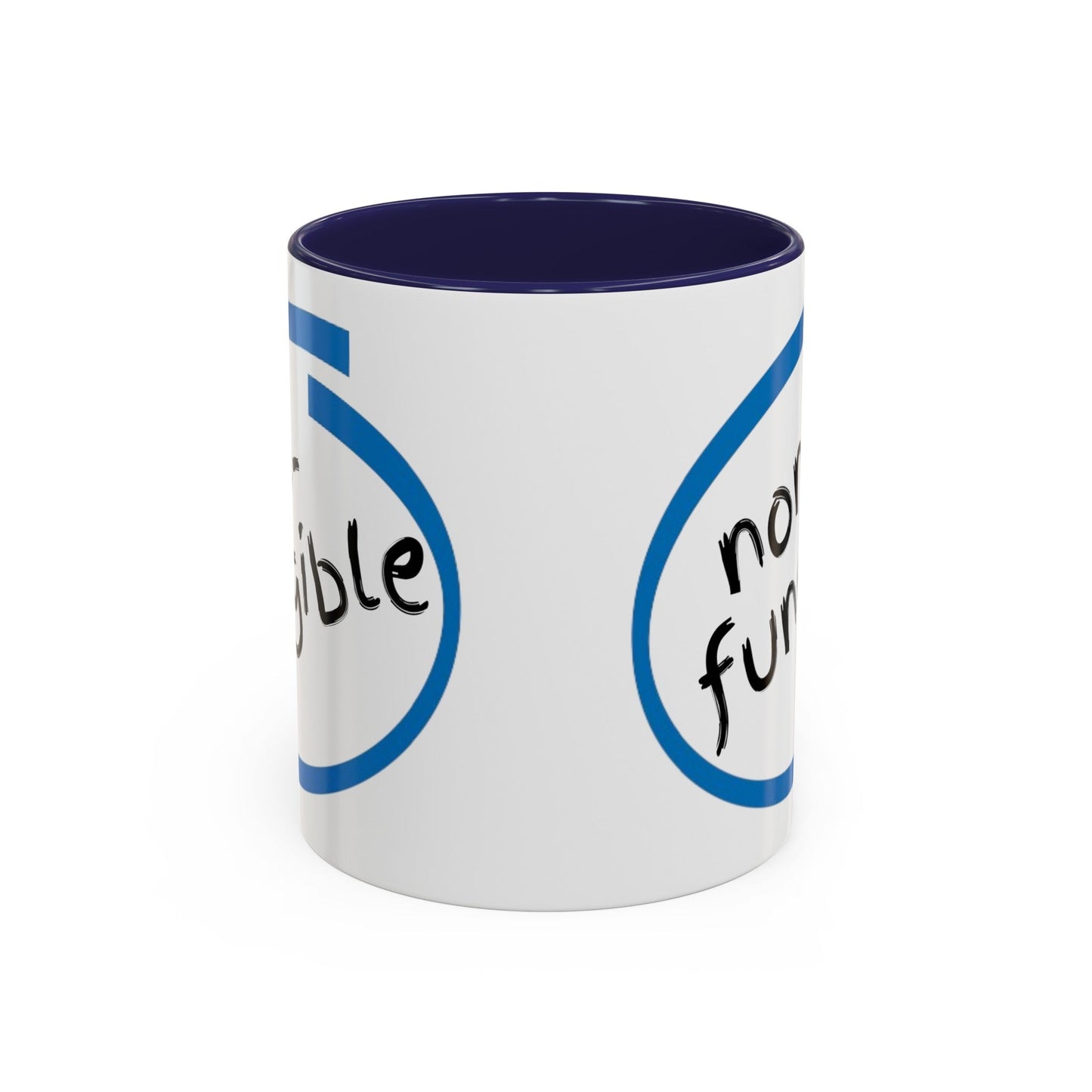 Nonfungible Accent Mug by cypherpunkgear – cypherpunkgear.com | Cypherpunk Merch