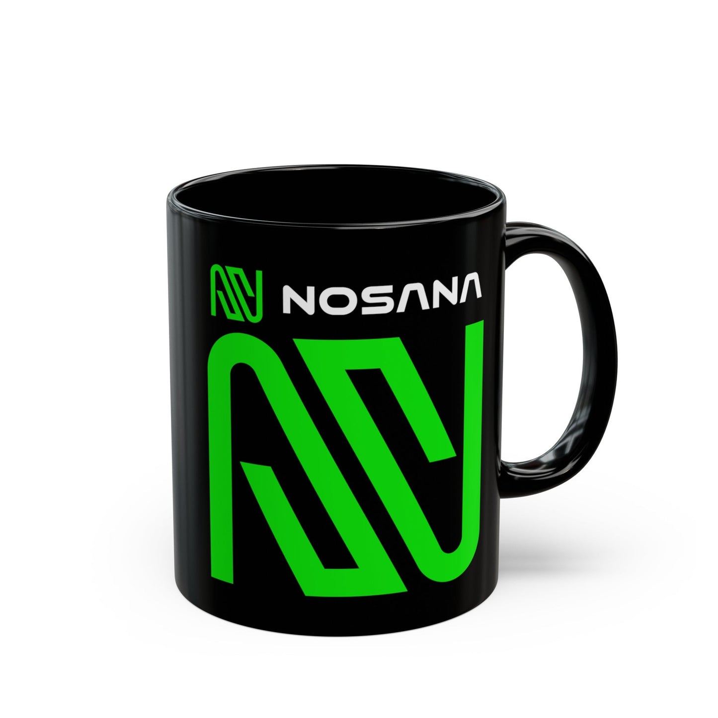 Nosana (NOS) Black Mug by cypherpunkgear – cypherpunkgear.com | Cypherpunk Merch