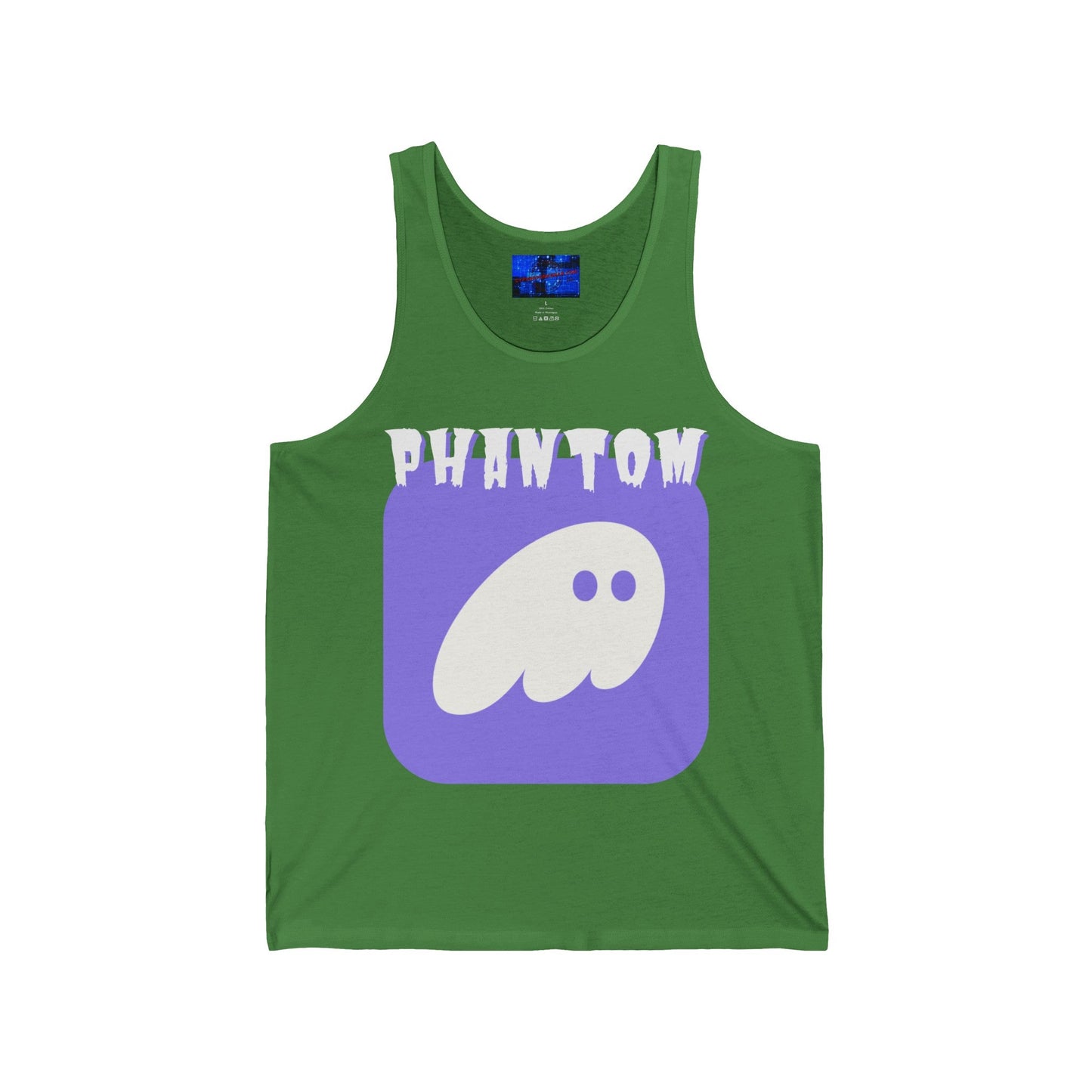 Phantom Hot Wallet Unisex Jersey Tank Top by cypherpunkgear – cypherpunkgear.com | Cypherpunk Merch