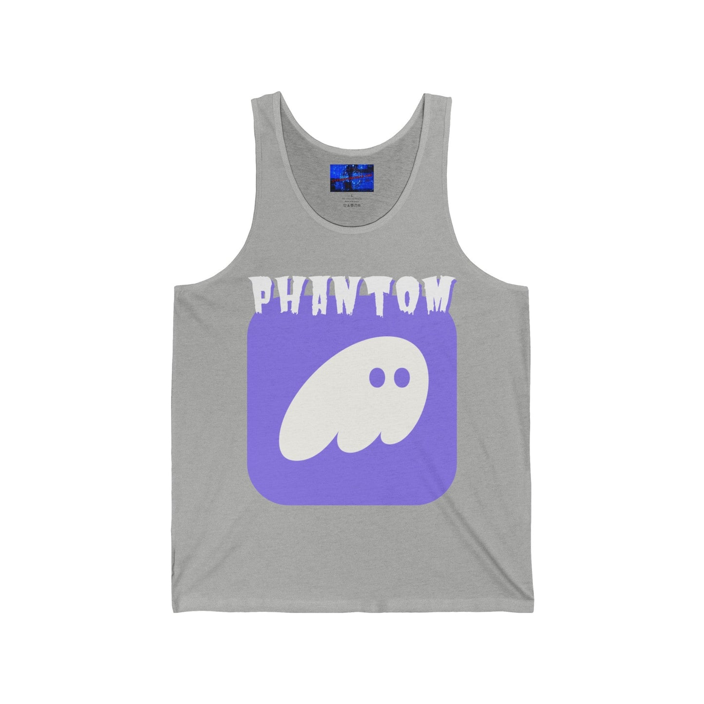 Phantom Hot Wallet Unisex Jersey Tank Top by cypherpunkgear – cypherpunkgear.com | Cypherpunk Merch