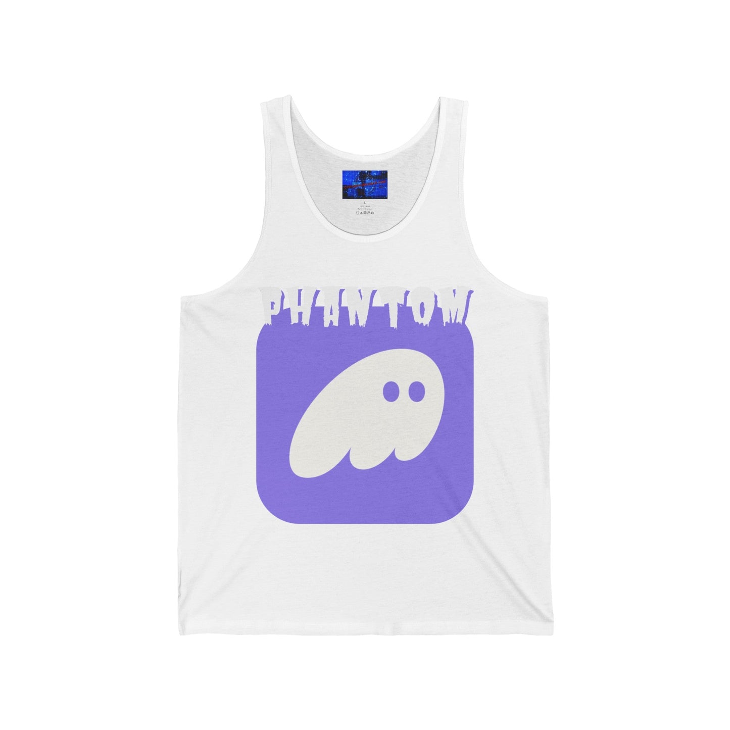 Phantom Hot Wallet Unisex Jersey Tank Top by cypherpunkgear – cypherpunkgear.com | Cypherpunk Merch
