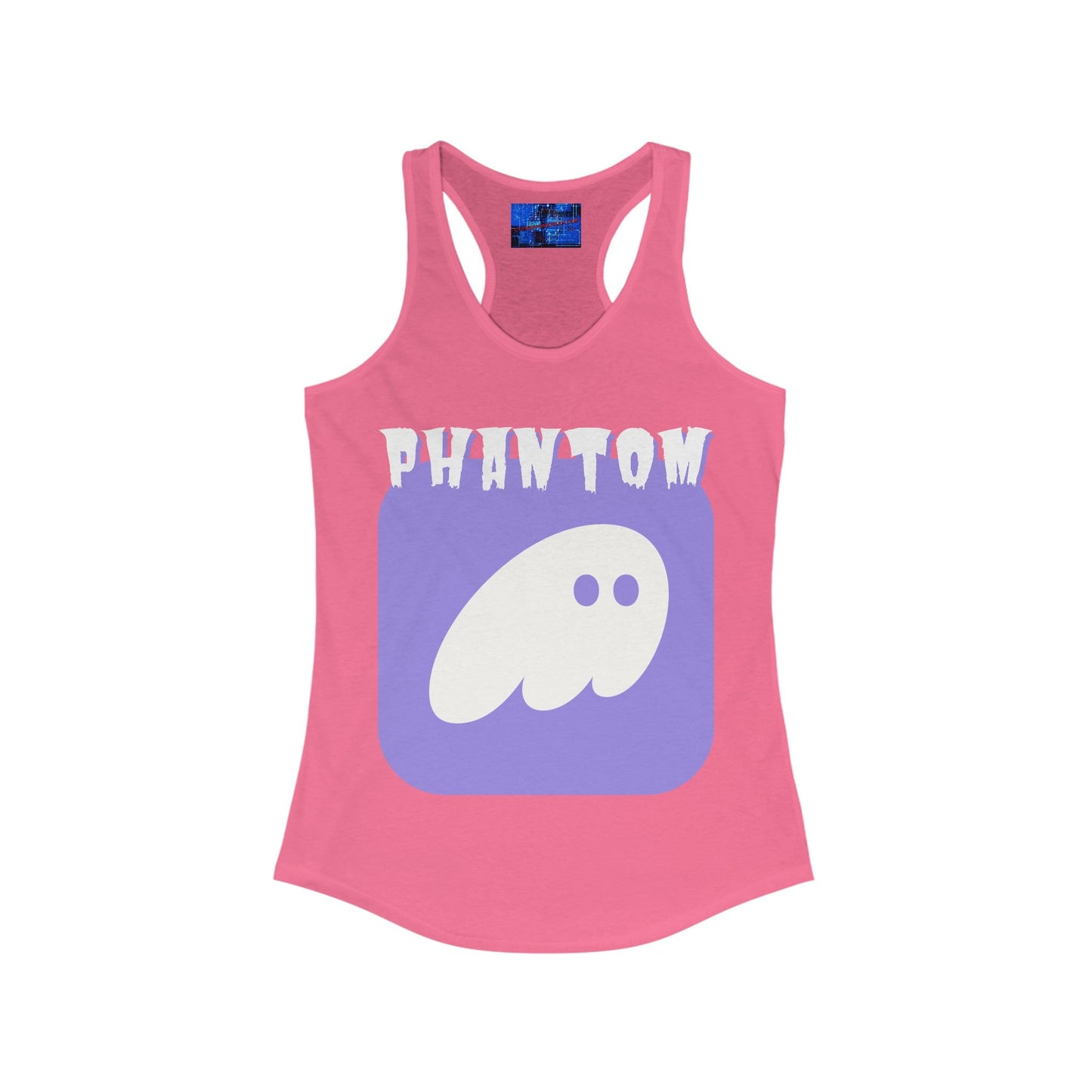 Phantom Hot Wallet Women's Racerback Tank Top by cypherpunkgear – cypherpunkgear.com | Cypherpunk Merch