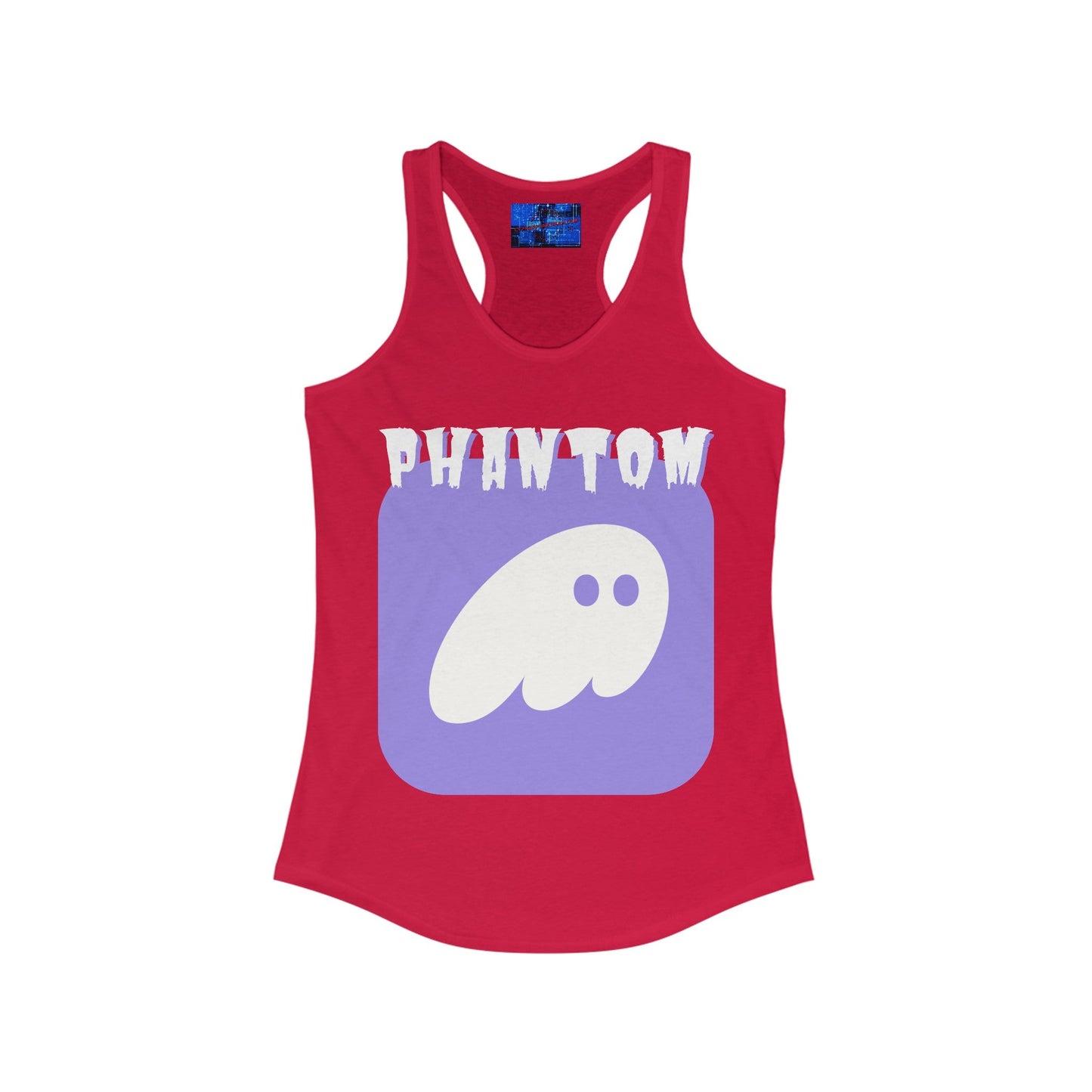 Phantom Hot Wallet Women's Racerback Tank Top by cypherpunkgear – cypherpunkgear.com | Cypherpunk Merch