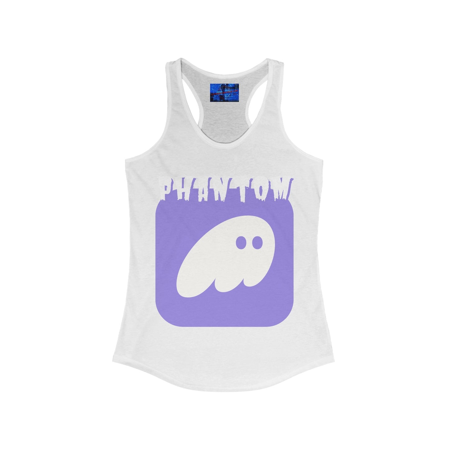Phantom Hot Wallet Women's Racerback Tank Top by cypherpunkgear – cypherpunkgear.com | Cypherpunk Merch