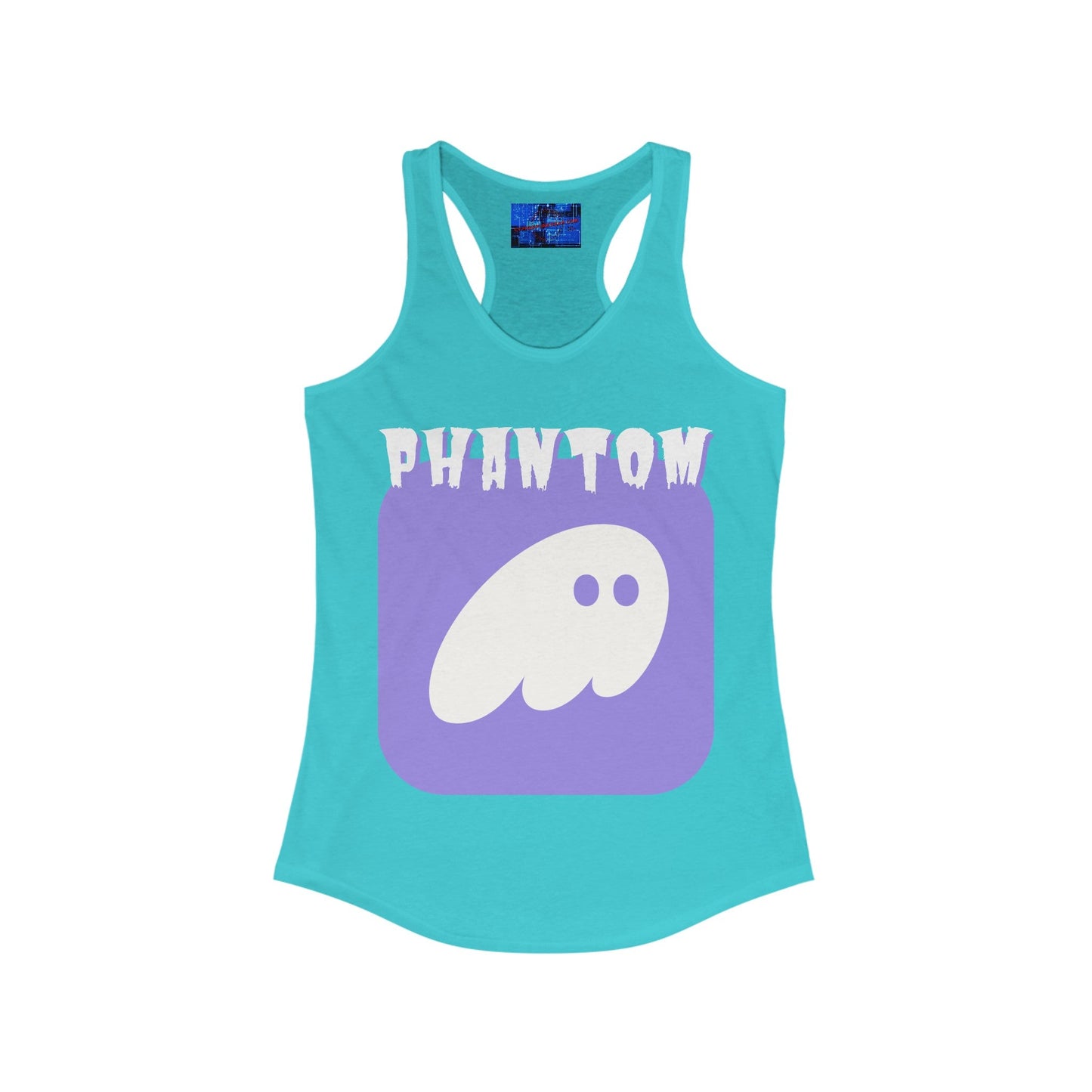 Phantom Hot Wallet Women's Racerback Tank Top by cypherpunkgear – cypherpunkgear.com | Cypherpunk Merch