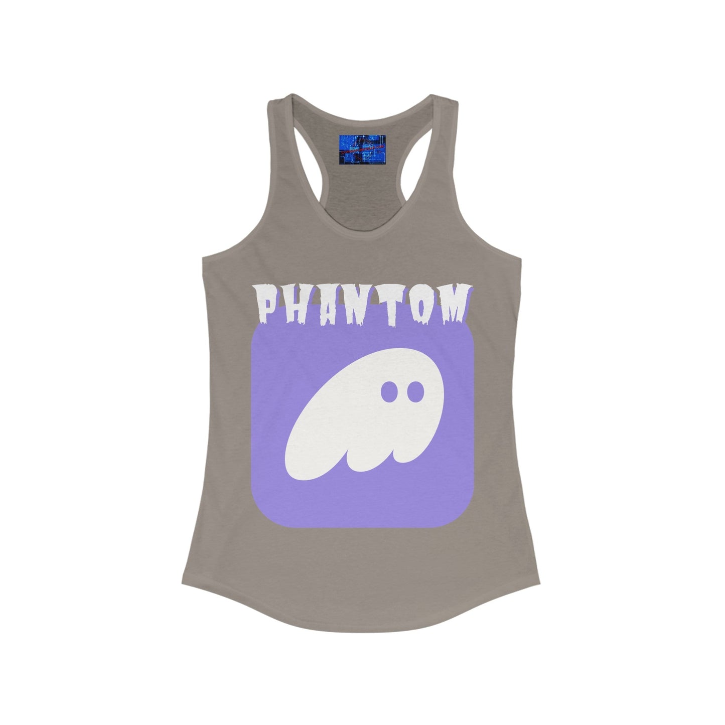 Phantom Hot Wallet Women's Racerback Tank Top by cypherpunkgear – cypherpunkgear.com | Cypherpunk Merch