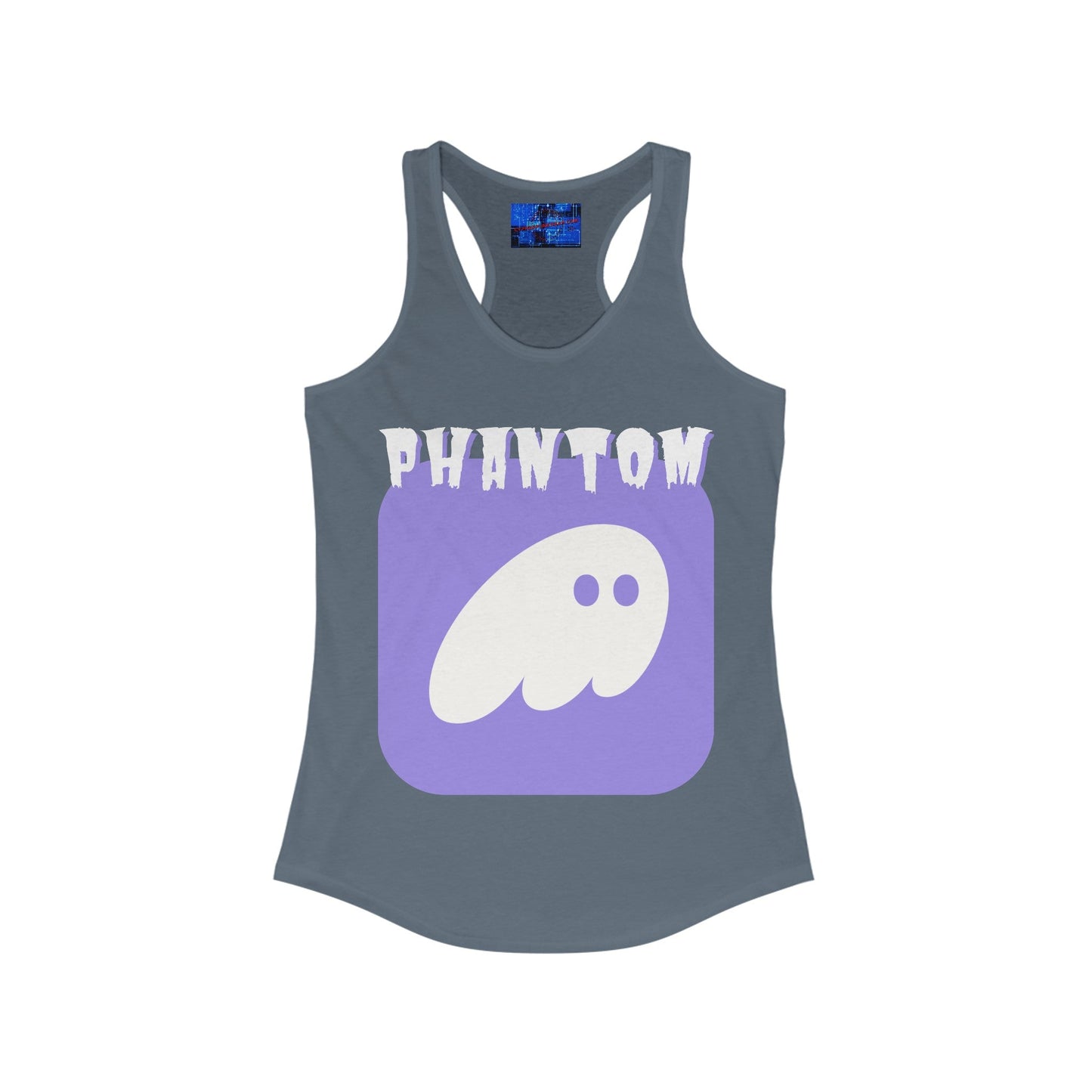 Phantom Hot Wallet Women's Racerback Tank Top by cypherpunkgear – cypherpunkgear.com | Cypherpunk Merch