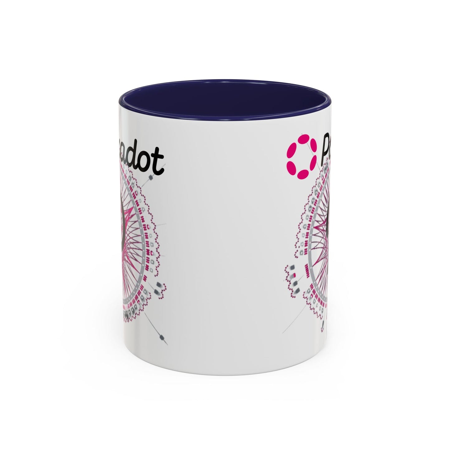 Polkadot (DOT) Accent Mug by cypherpunkgear – cypherpunkgear.com | Cypherpunk Merch