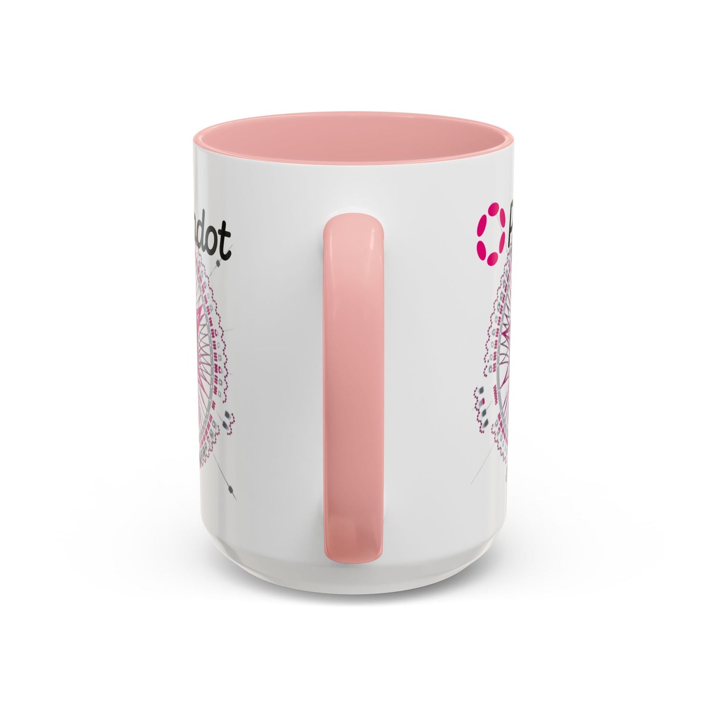Polkadot (DOT) Accent Mug by cypherpunkgear – cypherpunkgear.com | Cypherpunk Merch