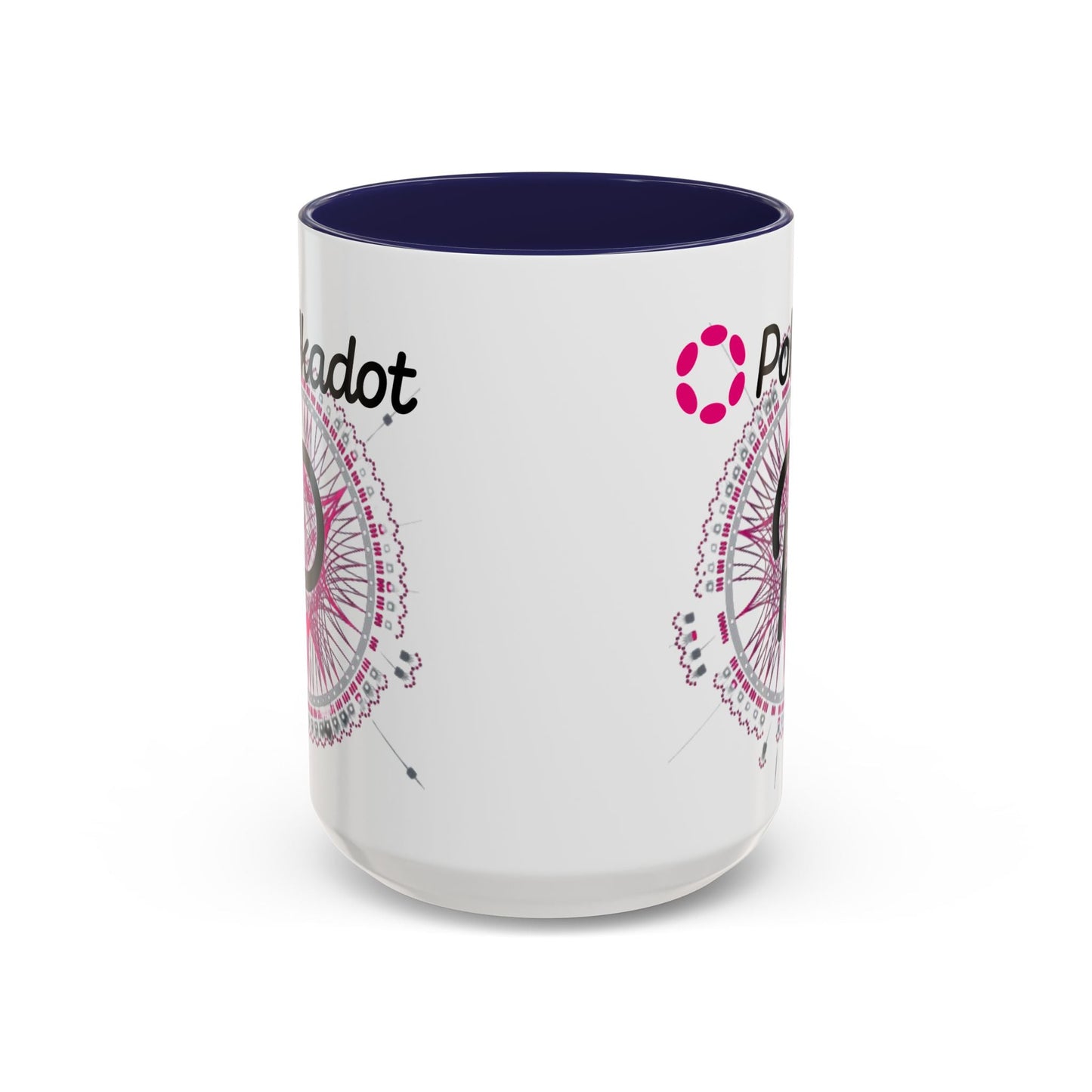 Polkadot (DOT) Accent Mug by cypherpunkgear – cypherpunkgear.com | Cypherpunk Merch