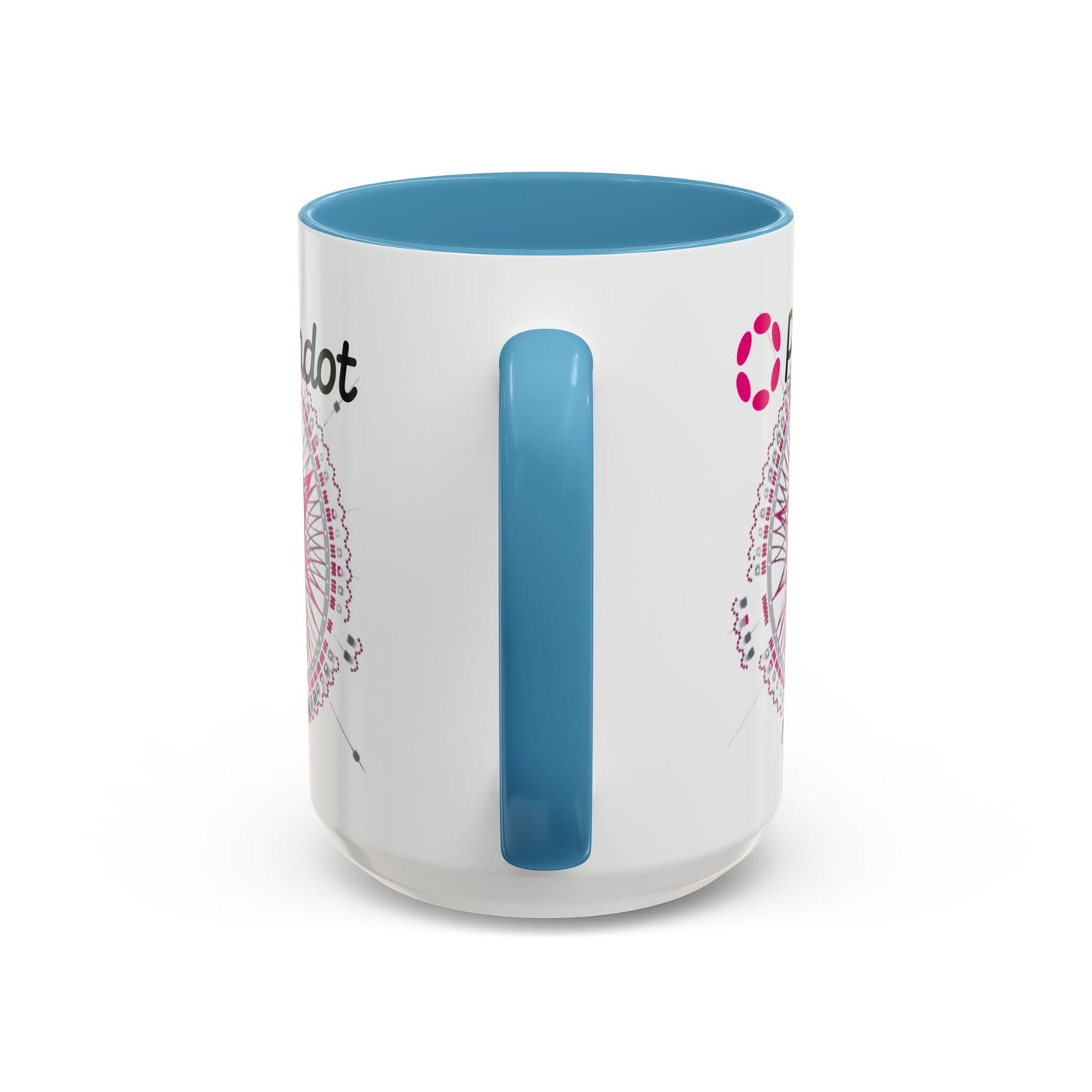 Polkadot (DOT) Accent Mug by cypherpunkgear – cypherpunkgear.com | Cypherpunk Merch