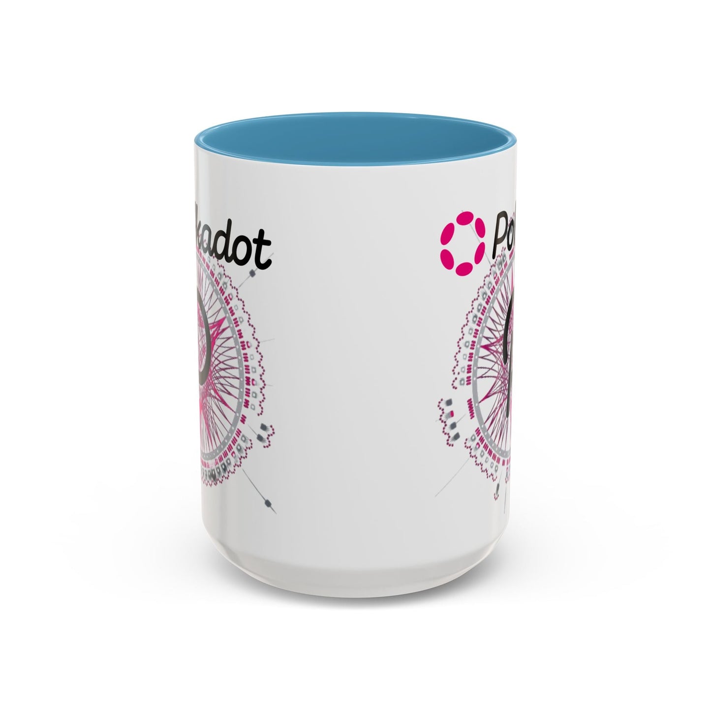 Polkadot (DOT) Accent Mug by cypherpunkgear – cypherpunkgear.com | Cypherpunk Merch