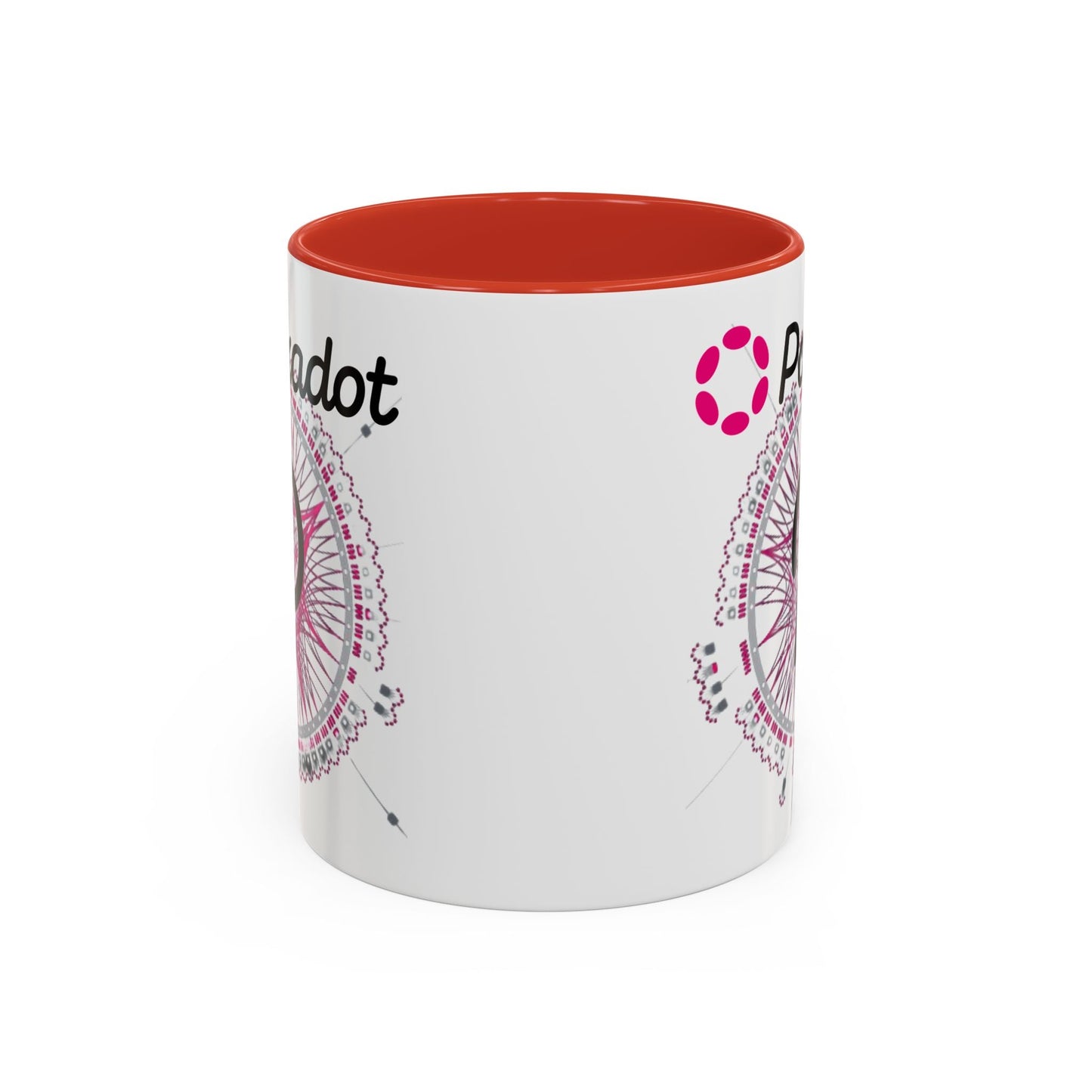 Polkadot (DOT) Accent Mug by cypherpunkgear – cypherpunkgear.com | Cypherpunk Merch