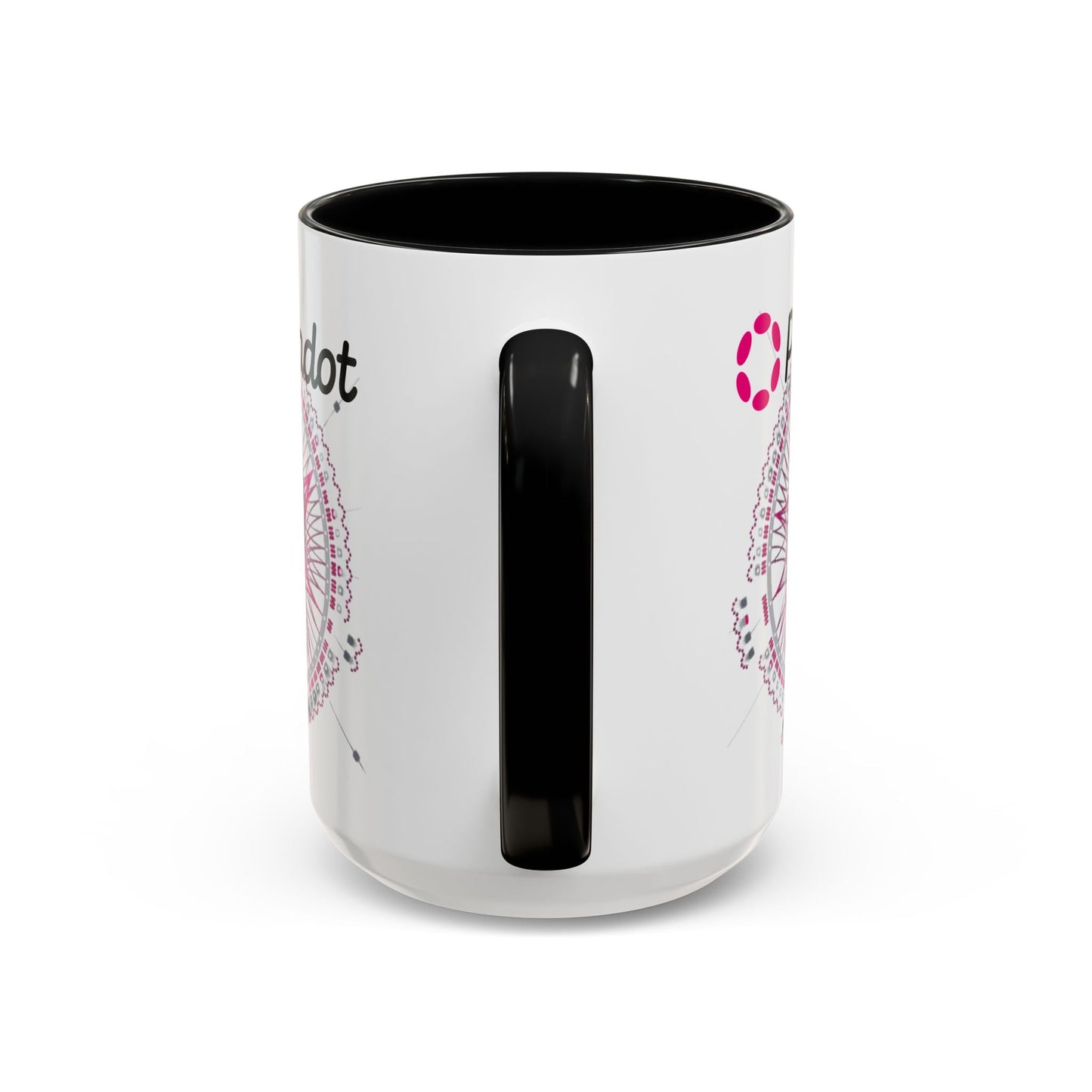 Polkadot (DOT) Accent Mug by cypherpunkgear – cypherpunkgear.com | Cypherpunk Merch