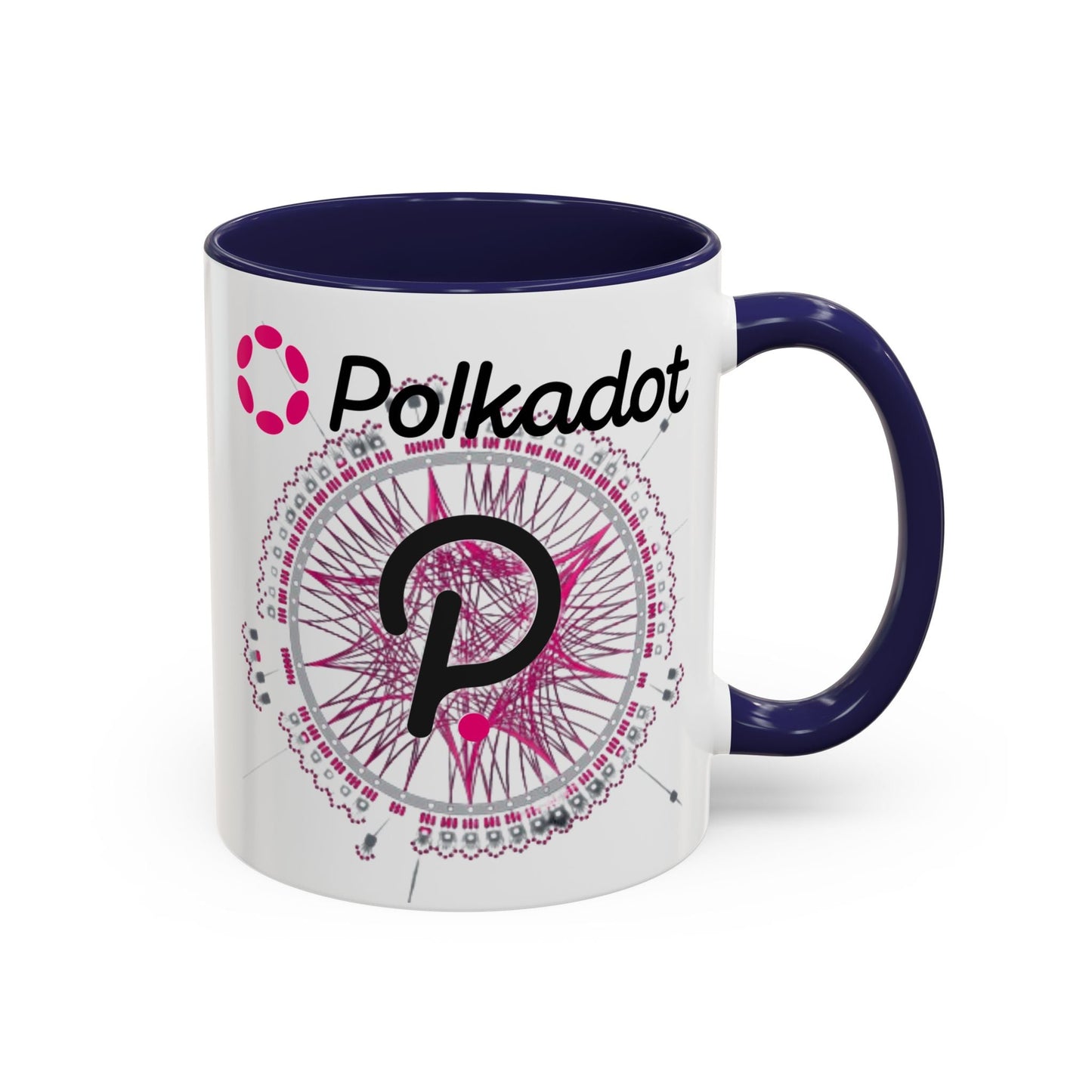 Polkadot (DOT) Accent Mug by cypherpunkgear – cypherpunkgear.com | Cypherpunk Merch