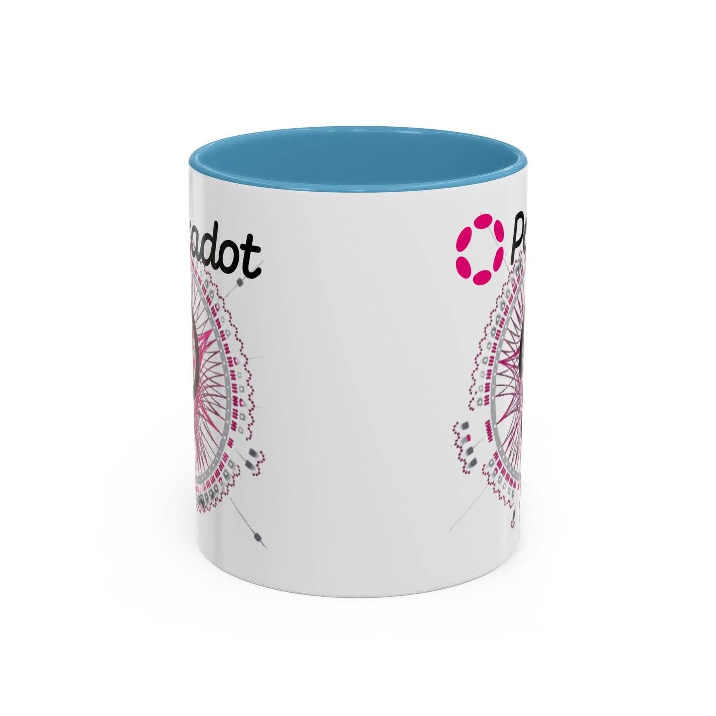 Polkadot (DOT) Accent Mug by cypherpunkgear – cypherpunkgear.com | Cypherpunk Merch