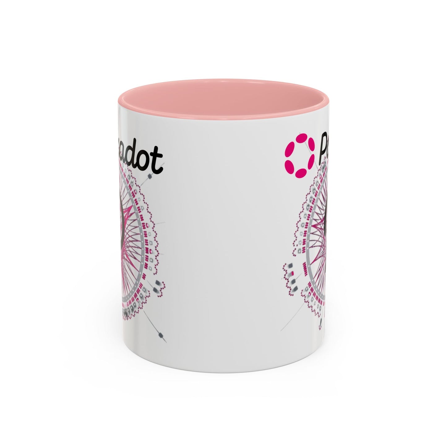Polkadot (DOT) Accent Mug by cypherpunkgear – cypherpunkgear.com | Cypherpunk Merch