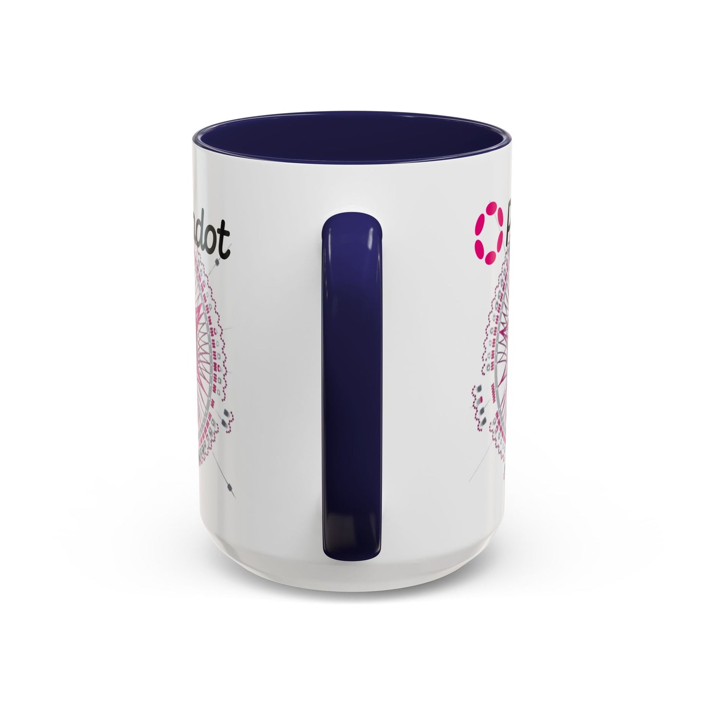 Polkadot (DOT) Accent Mug by cypherpunkgear – cypherpunkgear.com | Cypherpunk Merch