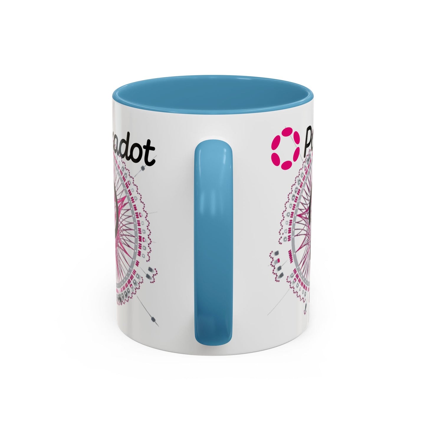 Polkadot (DOT) Accent Mug by cypherpunkgear – cypherpunkgear.com | Cypherpunk Merch