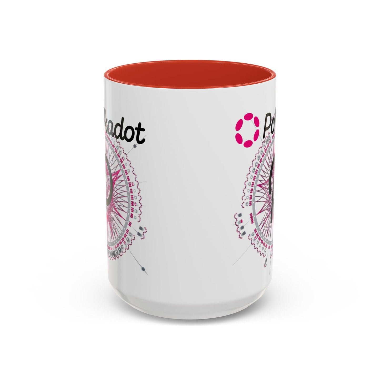 Polkadot (DOT) Accent Mug by cypherpunkgear – cypherpunkgear.com | Cypherpunk Merch