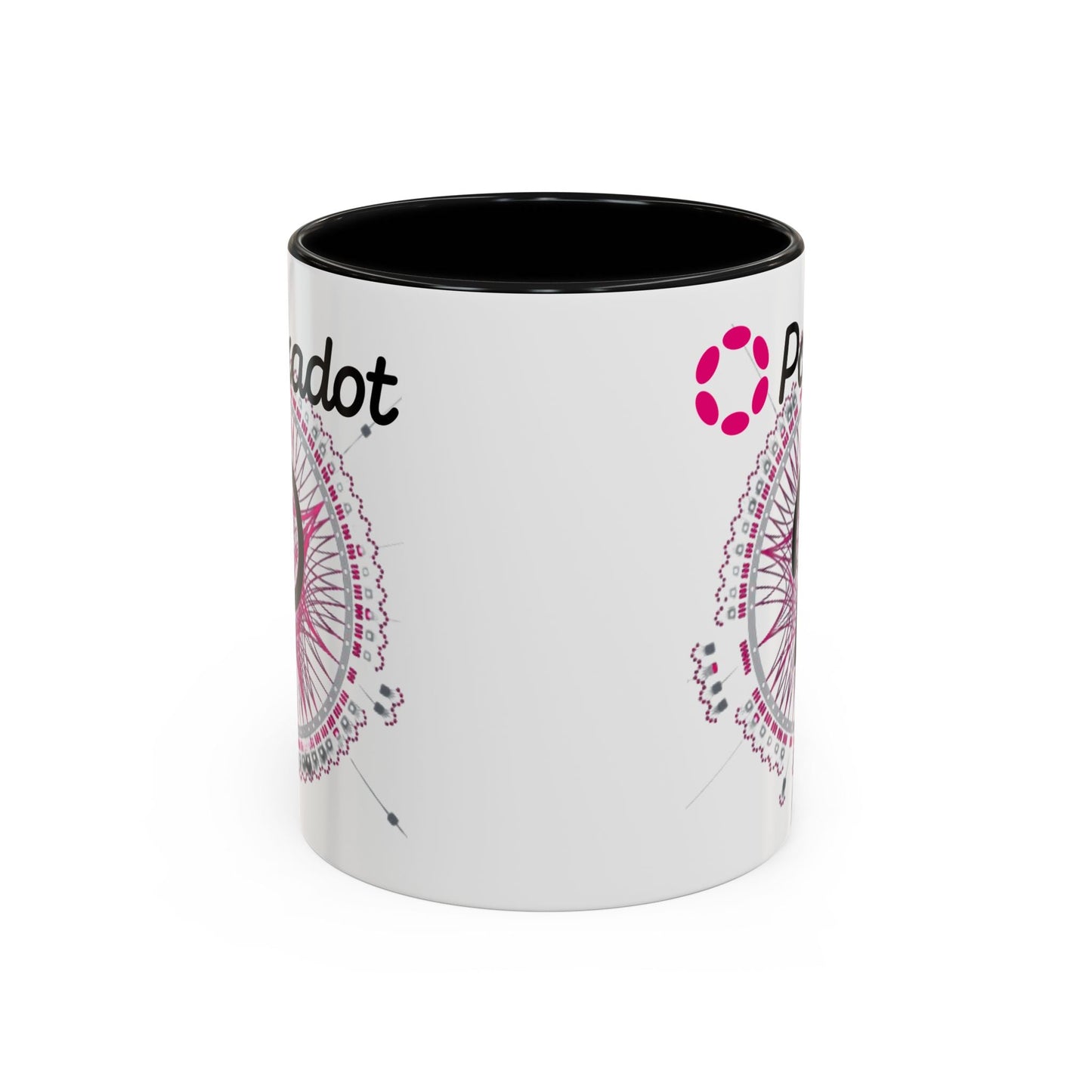 Polkadot (DOT) Accent Mug by cypherpunkgear – cypherpunkgear.com | Cypherpunk Merch
