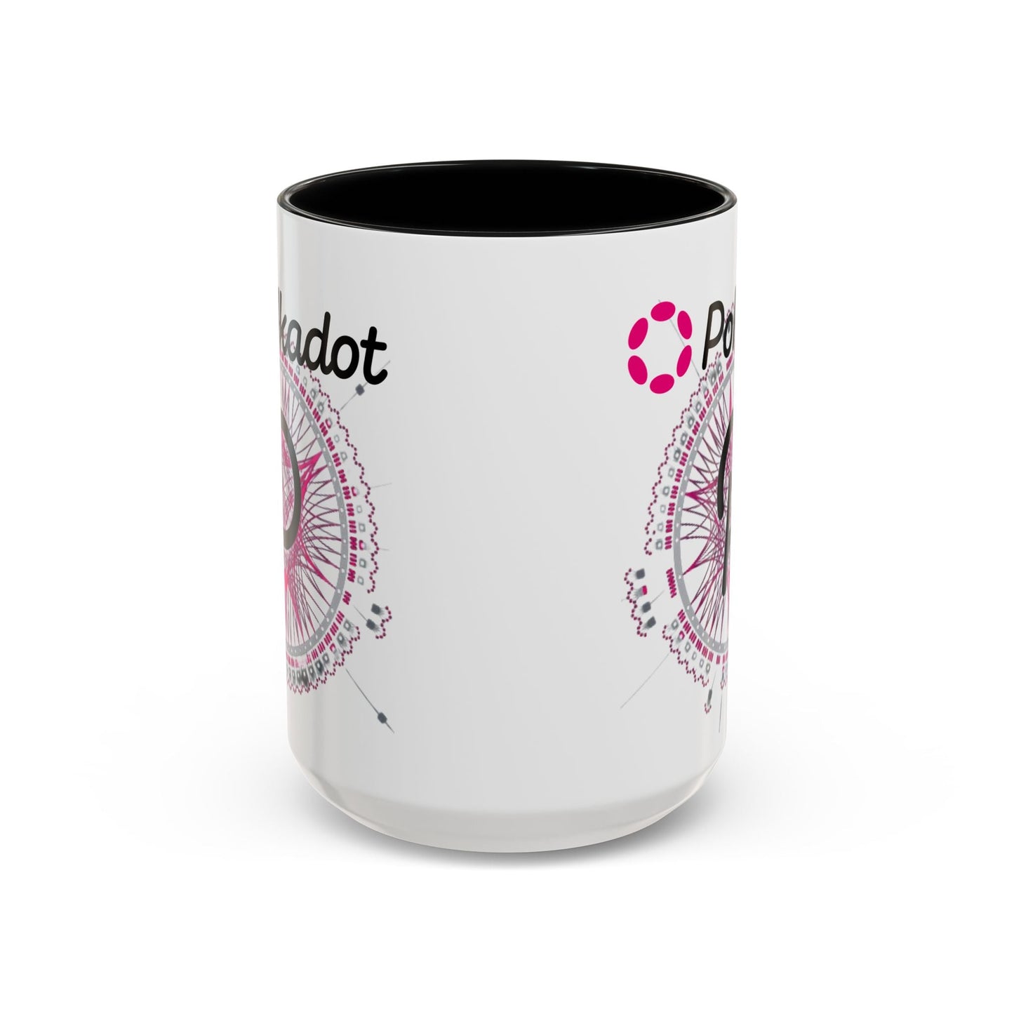 Polkadot (DOT) Accent Mug by cypherpunkgear – cypherpunkgear.com | Cypherpunk Merch