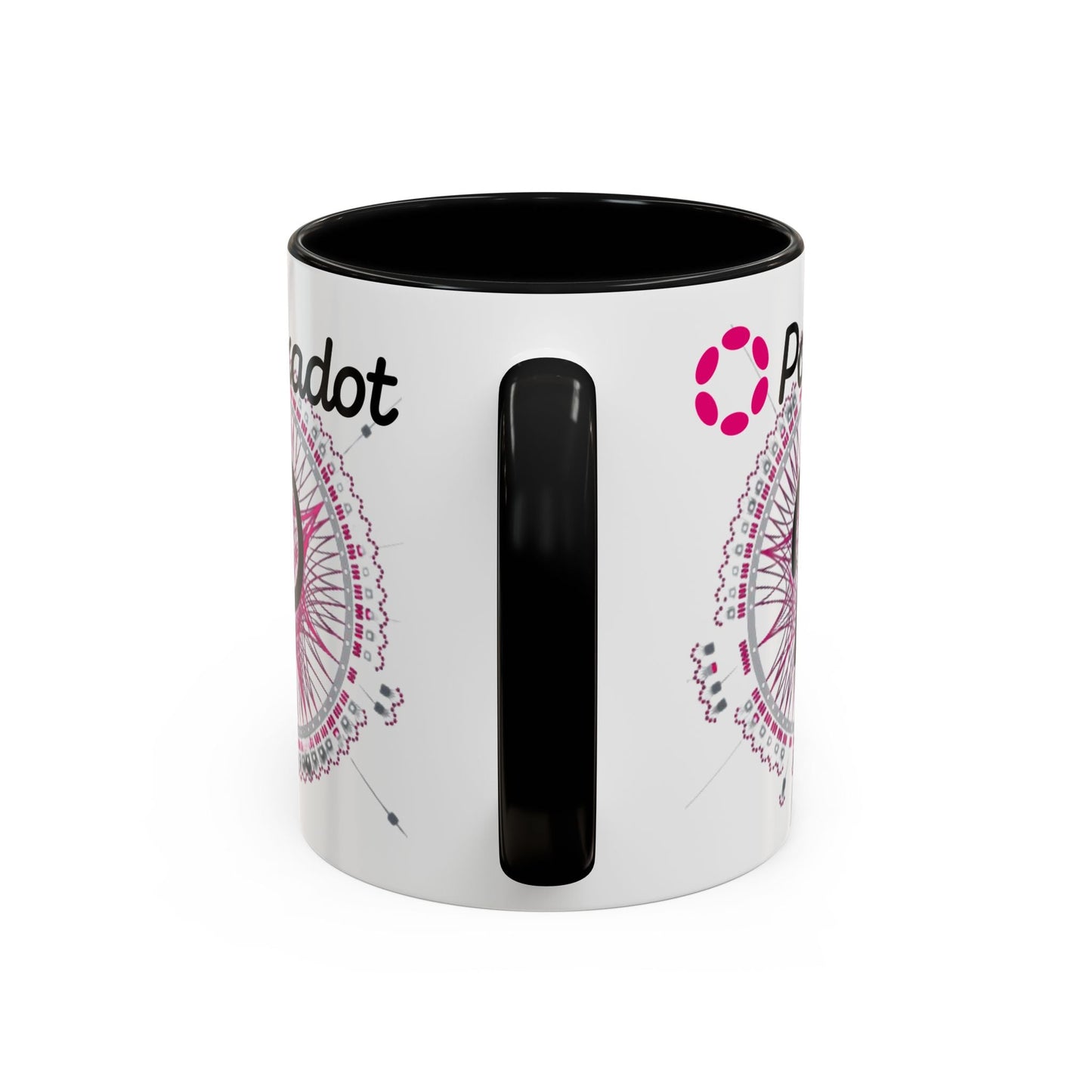 Polkadot (DOT) Accent Mug by cypherpunkgear – cypherpunkgear.com | Cypherpunk Merch