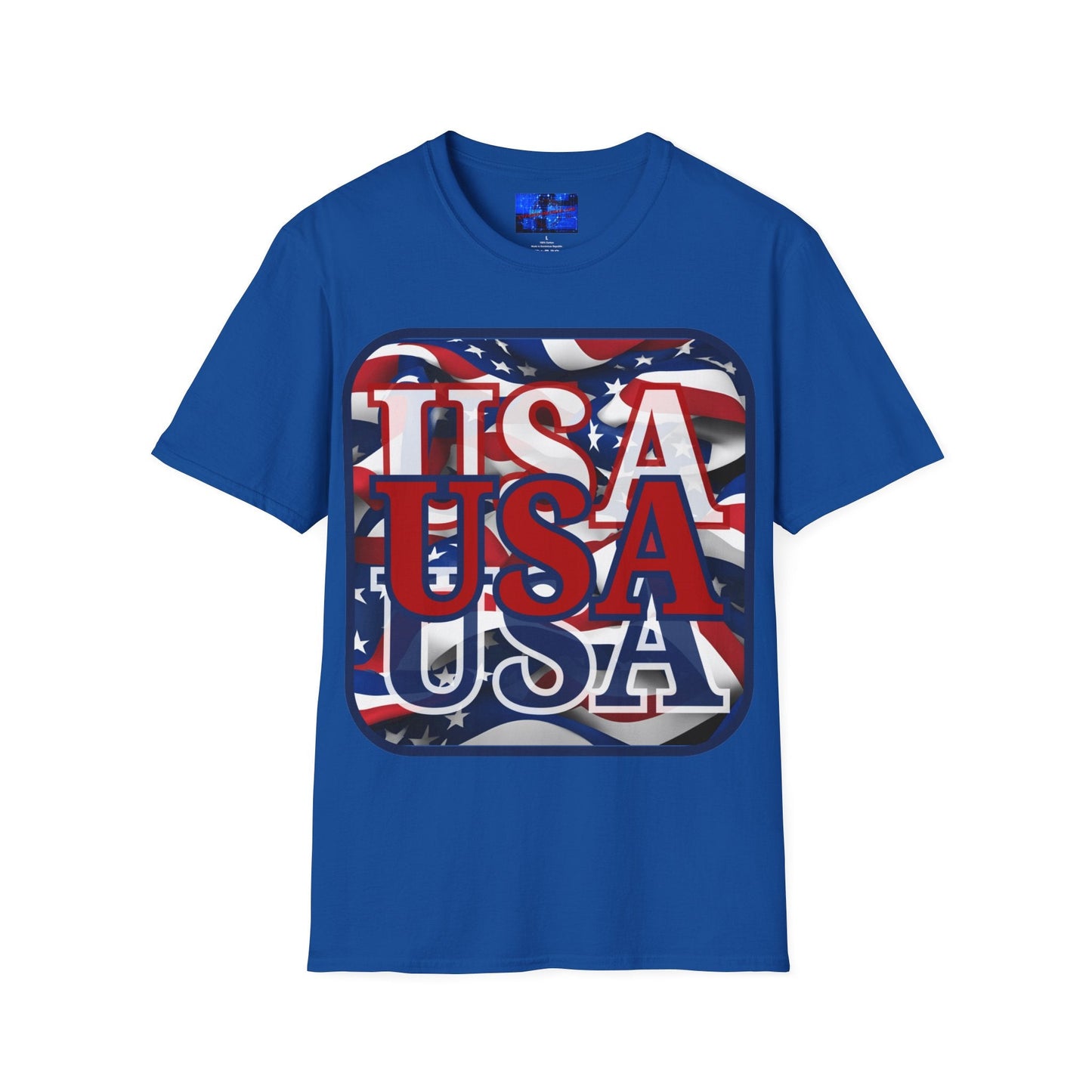 RED White and Blue USA Patriot DKcolors Unisex T-Shirt by cypherpunkgear – cypherpunkgear.com | Cypherpunk Merch