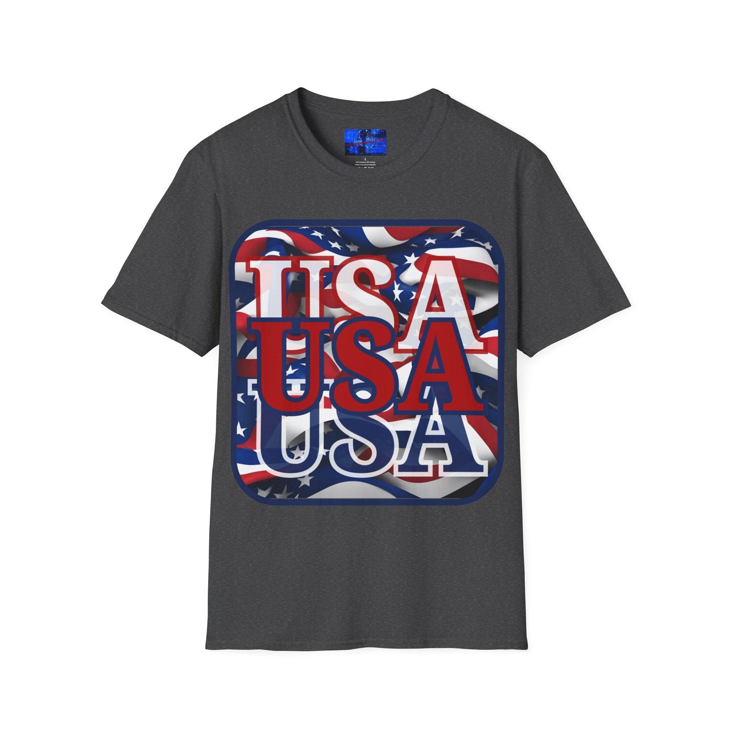 RED White and Blue USA Patriot DKcolors Unisex T-Shirt by cypherpunkgear – cypherpunkgear.com | Cypherpunk Merch
