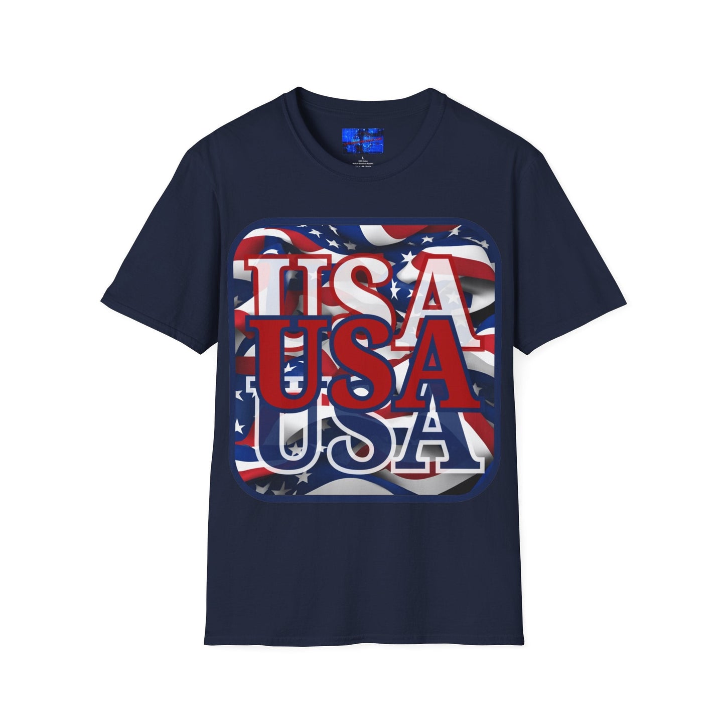 RED White and Blue USA Patriot DKcolors Unisex T-Shirt by cypherpunkgear – cypherpunkgear.com | Cypherpunk Merch
