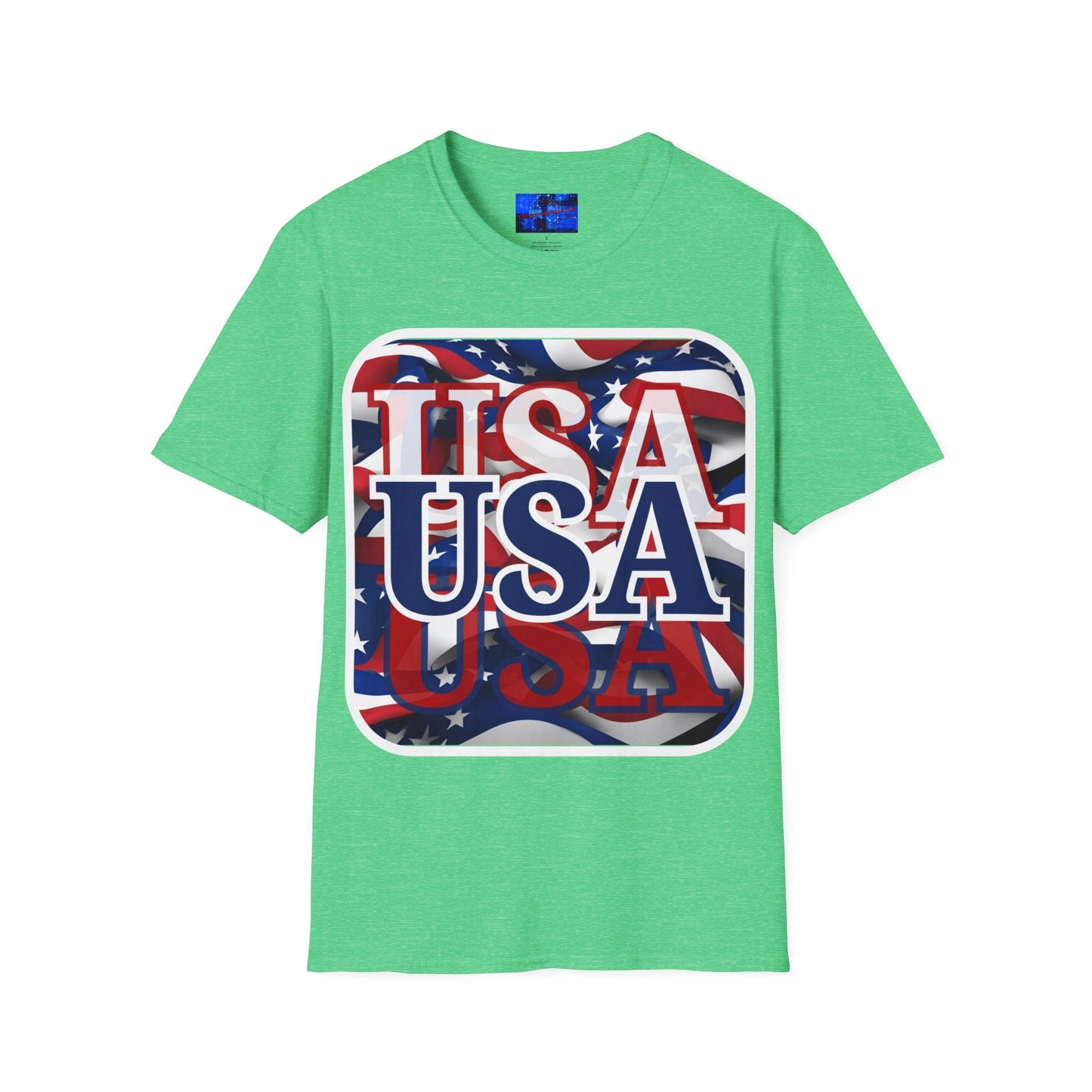 Red White and BLUE USA Patriot DKcolors Unisex T-Shirt by cypherpunkgear – cypherpunkgear.com | Cypherpunk Merch
