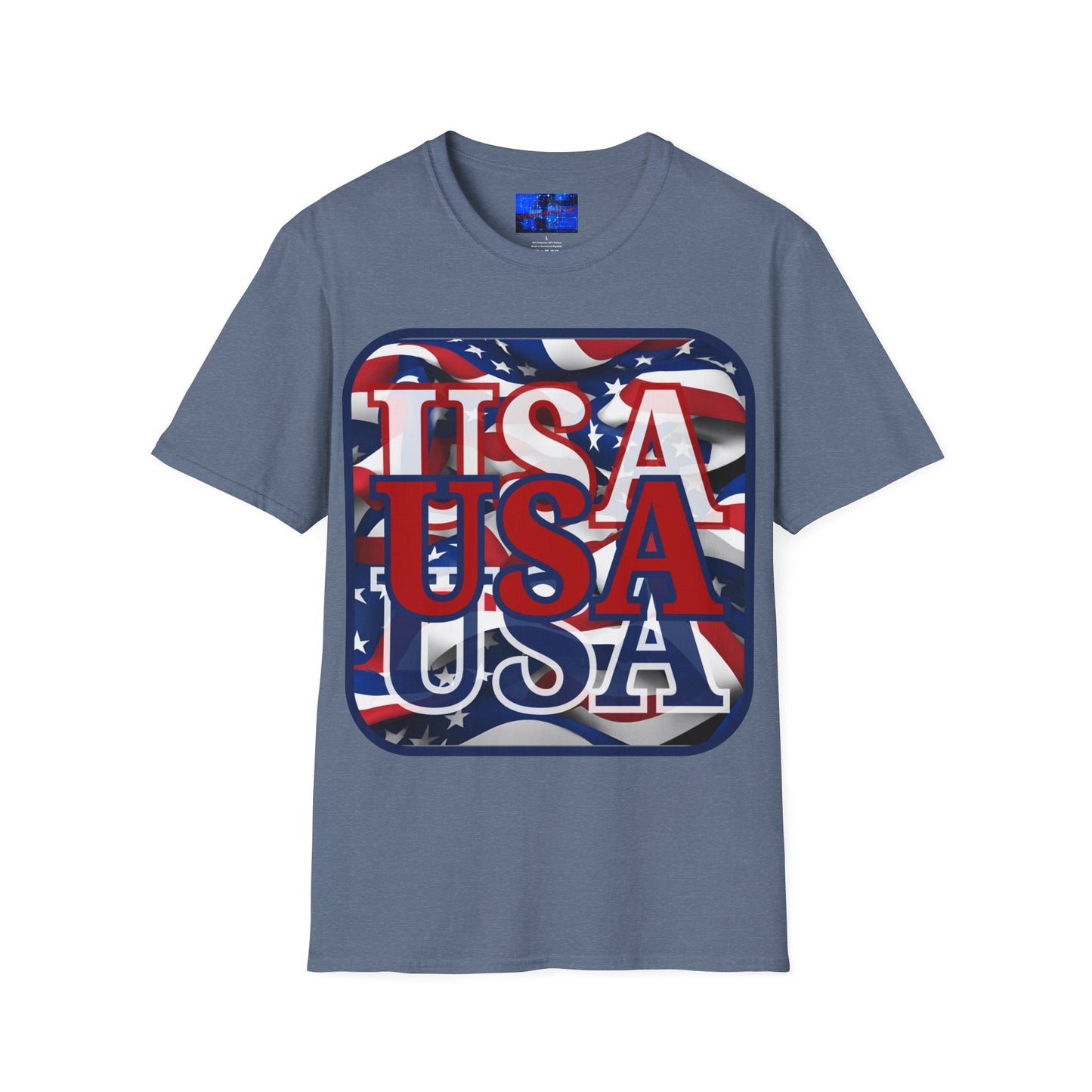 RED White and Blue USA Patriot DKcolors Unisex T-Shirt by cypherpunkgear – cypherpunkgear.com | Cypherpunk Merch