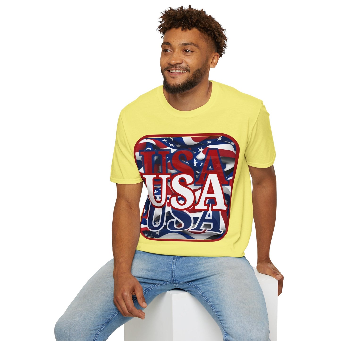 Red WHITE and Blue USA Patriot LTcolors Unisex T-Shirt by cypherpunkgear – cypherpunkgear.com | Cypherpunk Merch